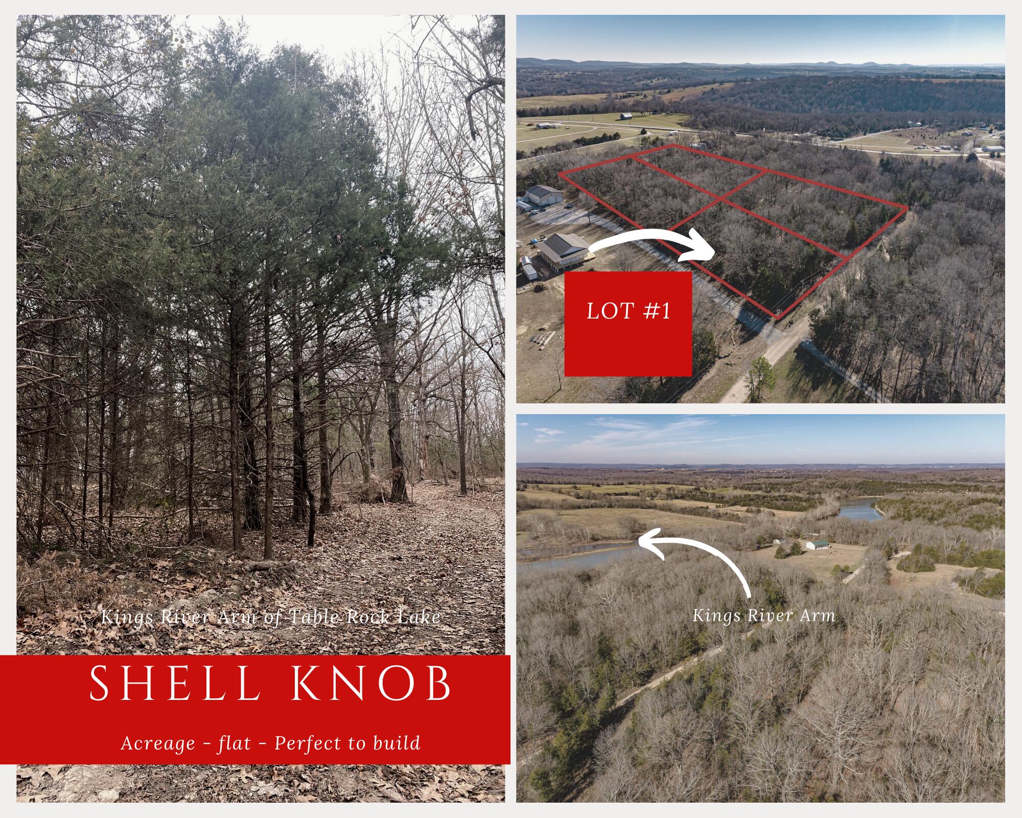 Land for sale – Lot 1  Hunter Lane   Shell Knob, MO