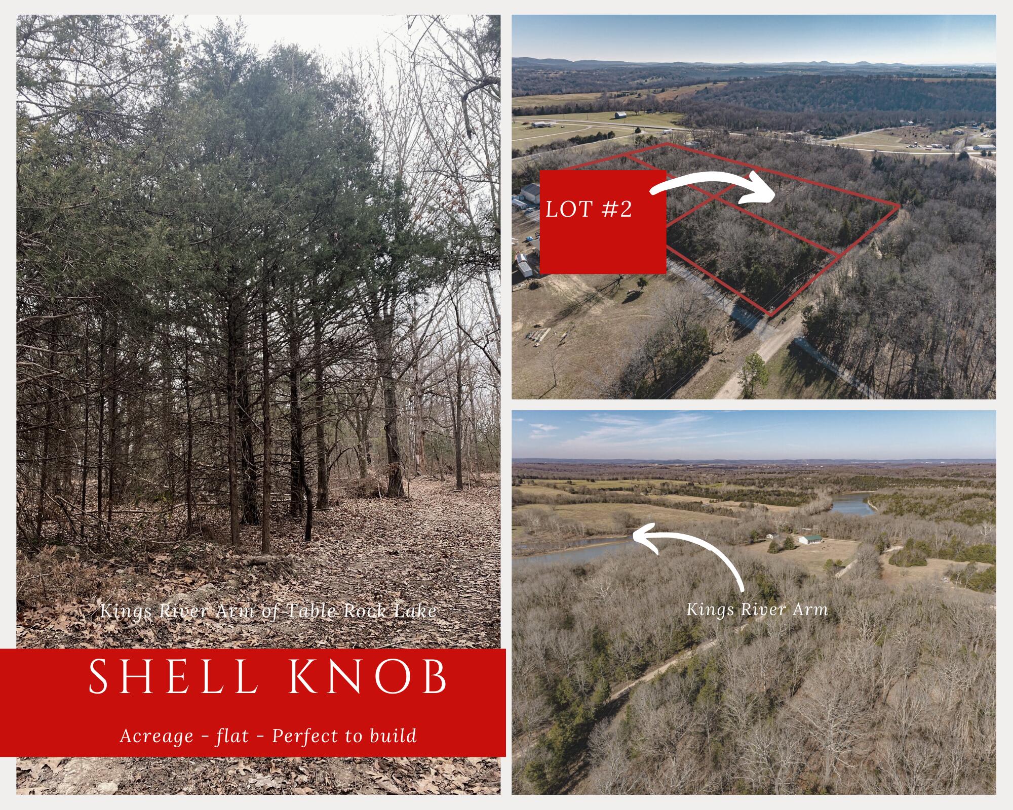 Land for sale – Lot 2  Hunter Lane   Shell Knob, MO