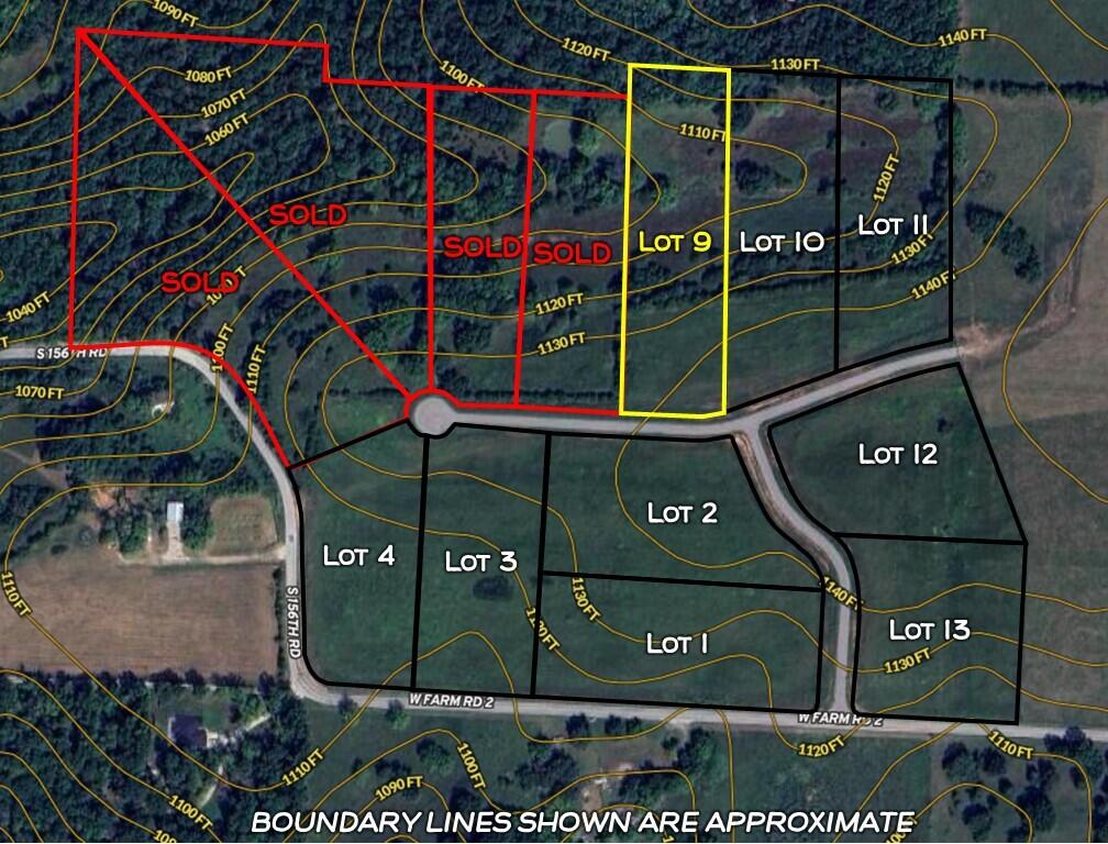 Land for sale – Lot 9  Pleasant View Rd   Brighton, MO