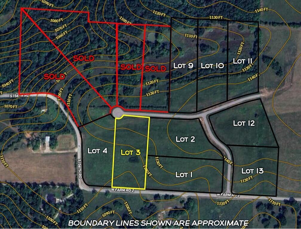 Land for sale – Lot 3  Pleasant View Rd   Brighton, MO