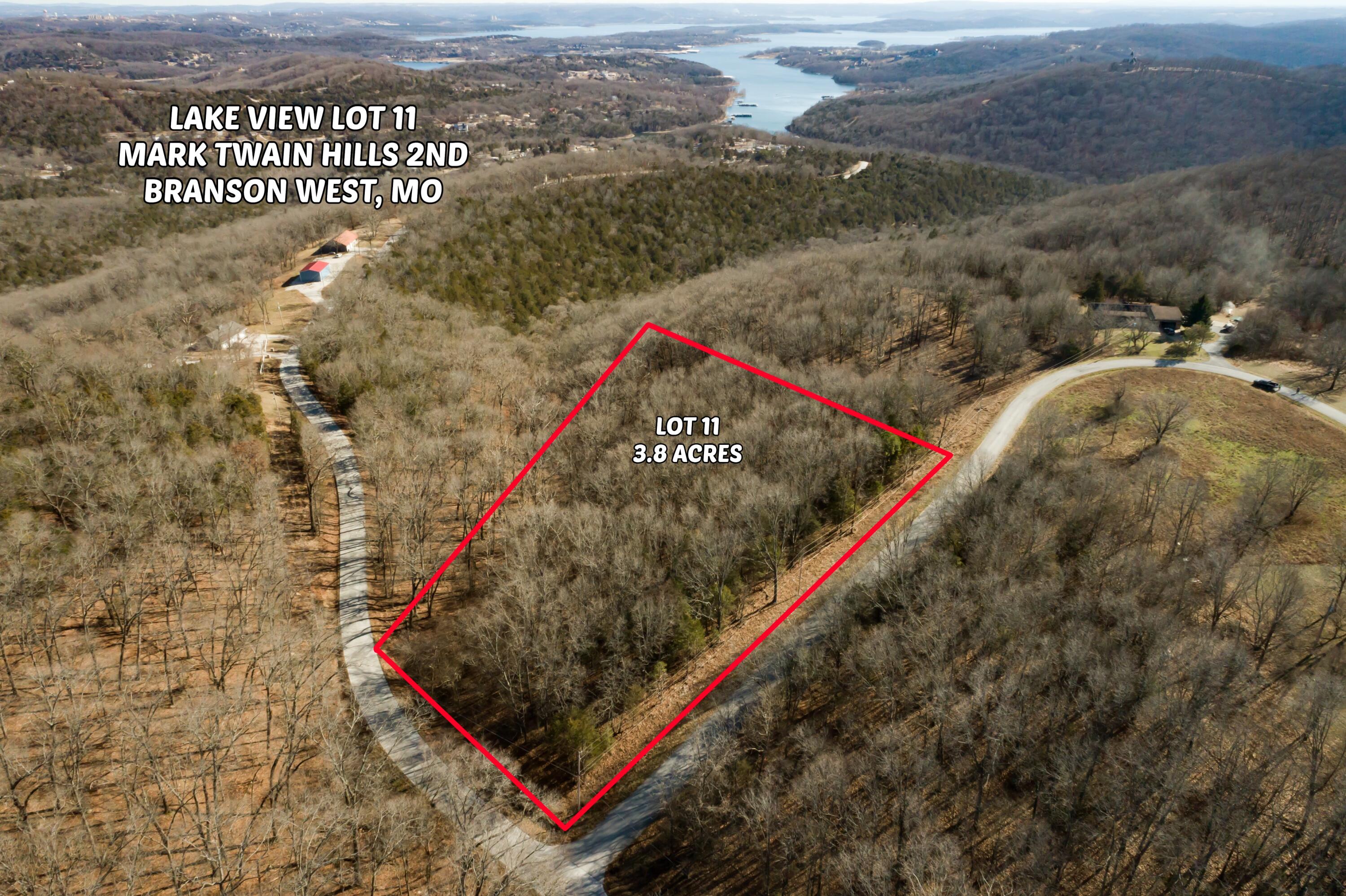 Land for sale – Lot 11  By Pass Loop  Branson West, MO