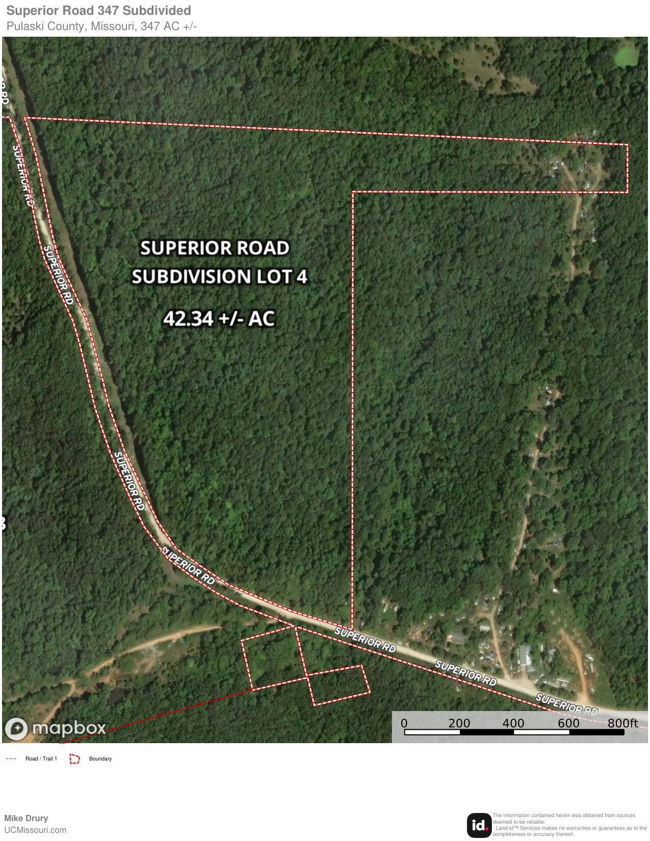 Land for sale – 000  Superior Road Road  St. Robert, MO