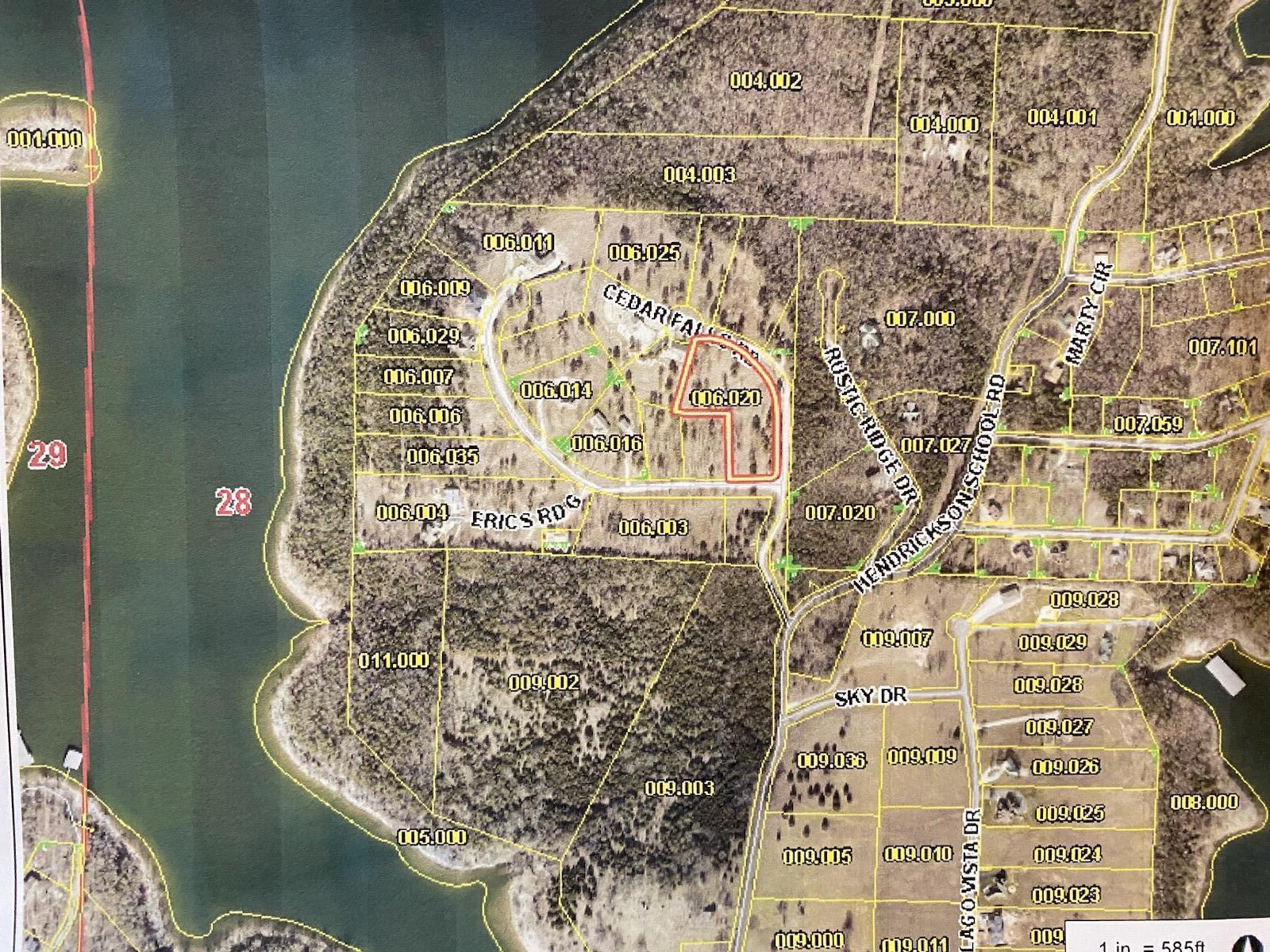 Photo 9 - Land for sale – 20-21-22  Cedar Falls Rd (Lots 20-21&22)   Shell Knob, MO