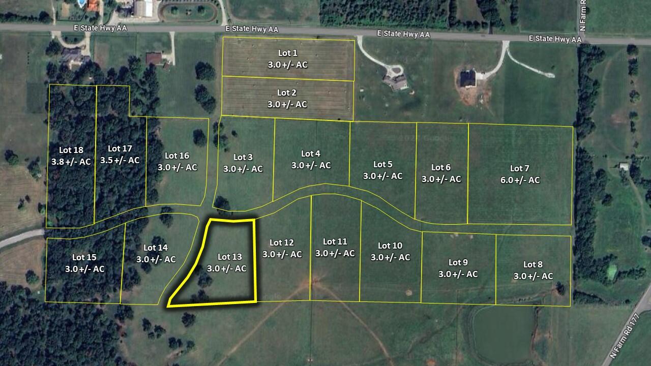 Land for sale – Lot 13 N Gracie Lane  Springfield, MO