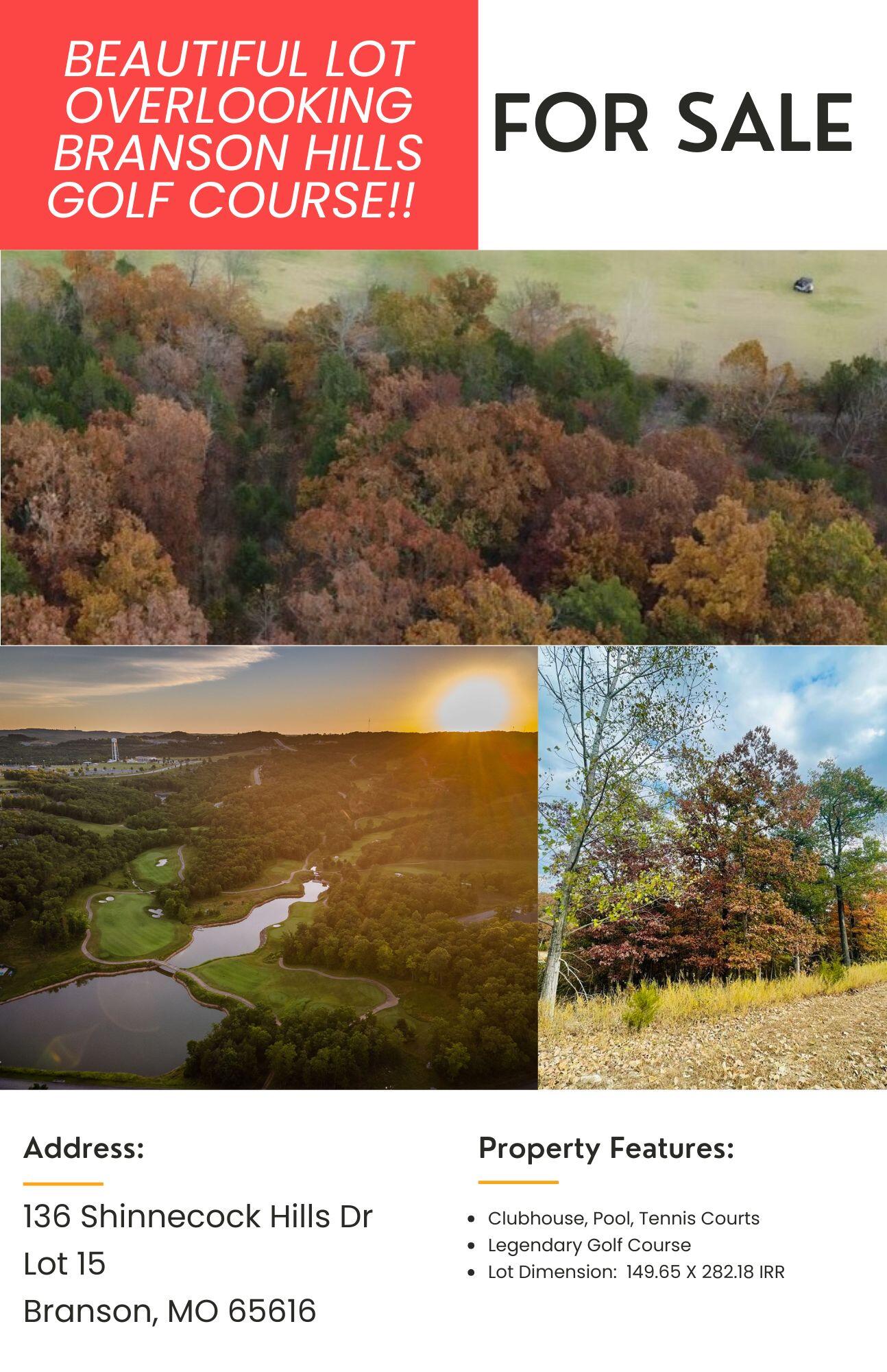 Land for sale – Lot 15  Shinnecock Hills Drive  Branson, MO