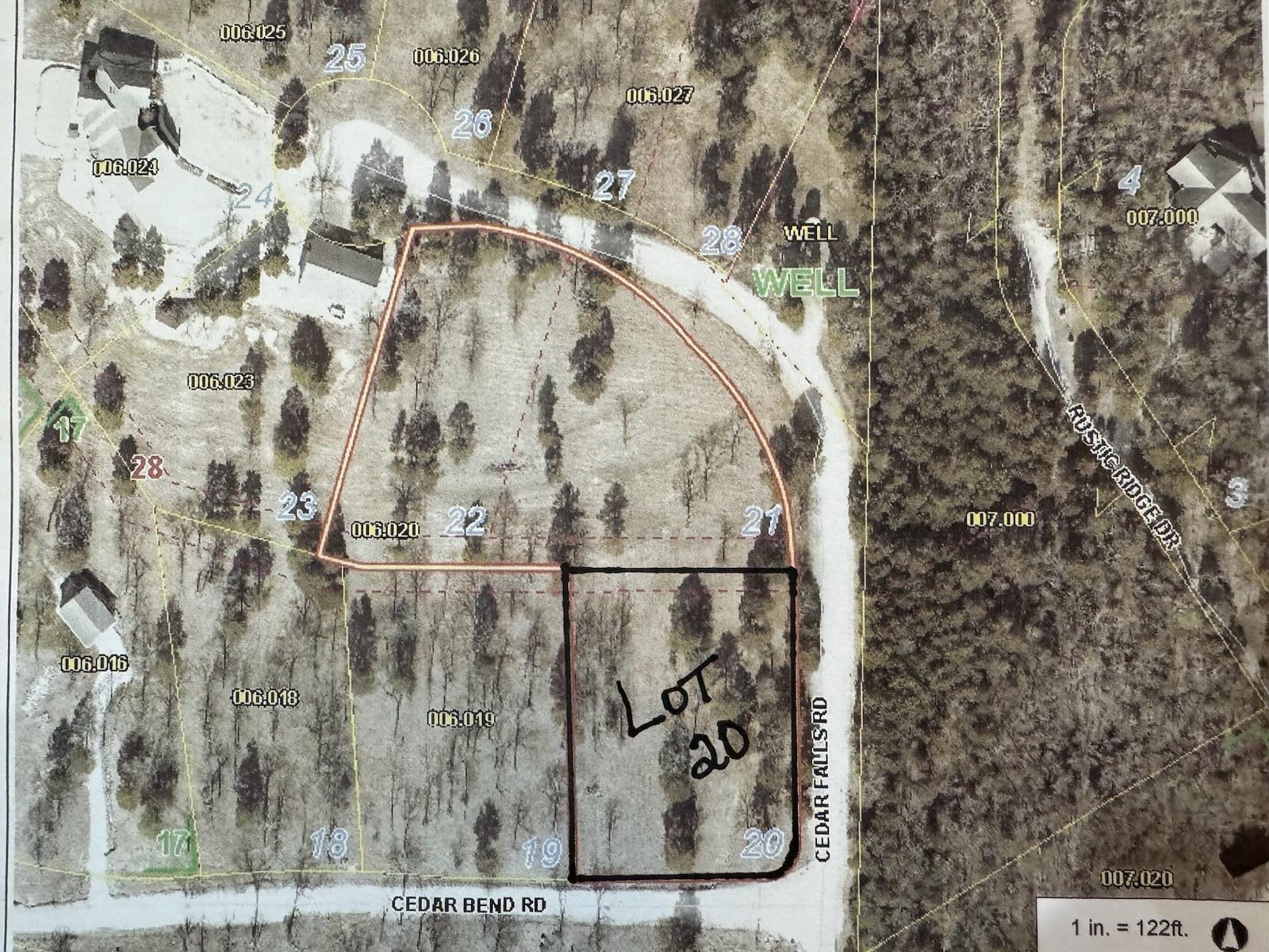 Photo 2 - Land for sale – 20  Cedar Falls Road (Lot 20)   Shell Knob, MO