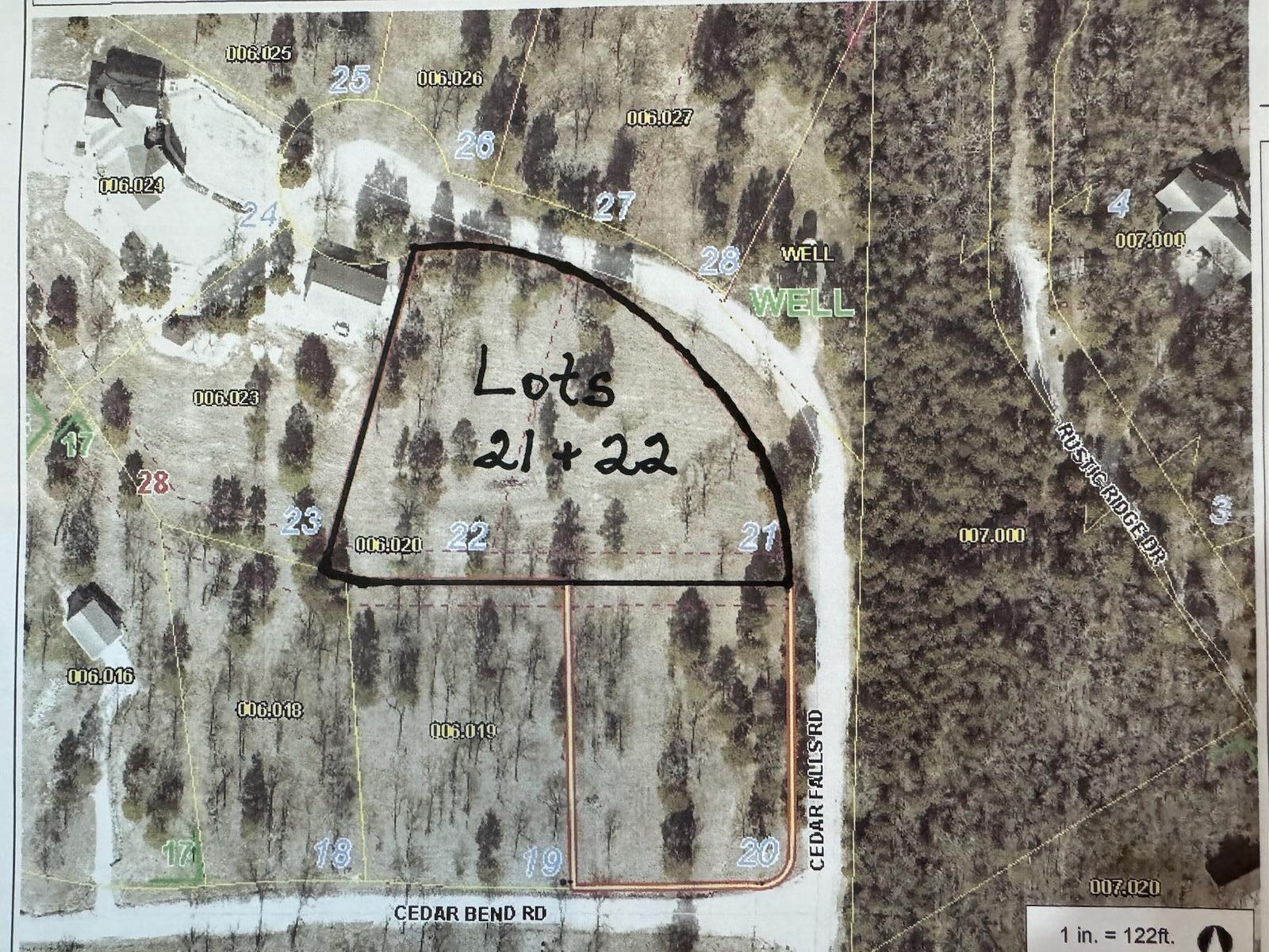 Photo 3 - Land for sale – 21-22  Cedar Falls Rd. (Lots 21 & 22)   Shell Knob, MO