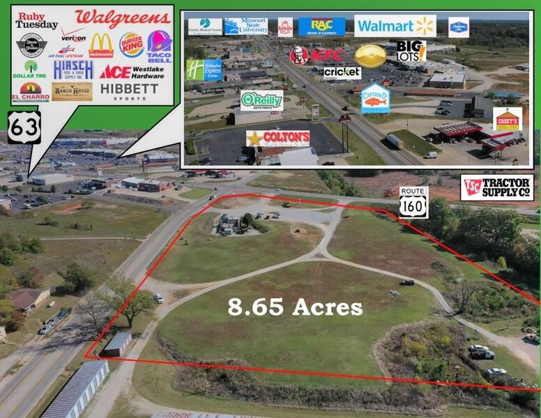 Land for sale – 000  Highway 160   West Plains, MO