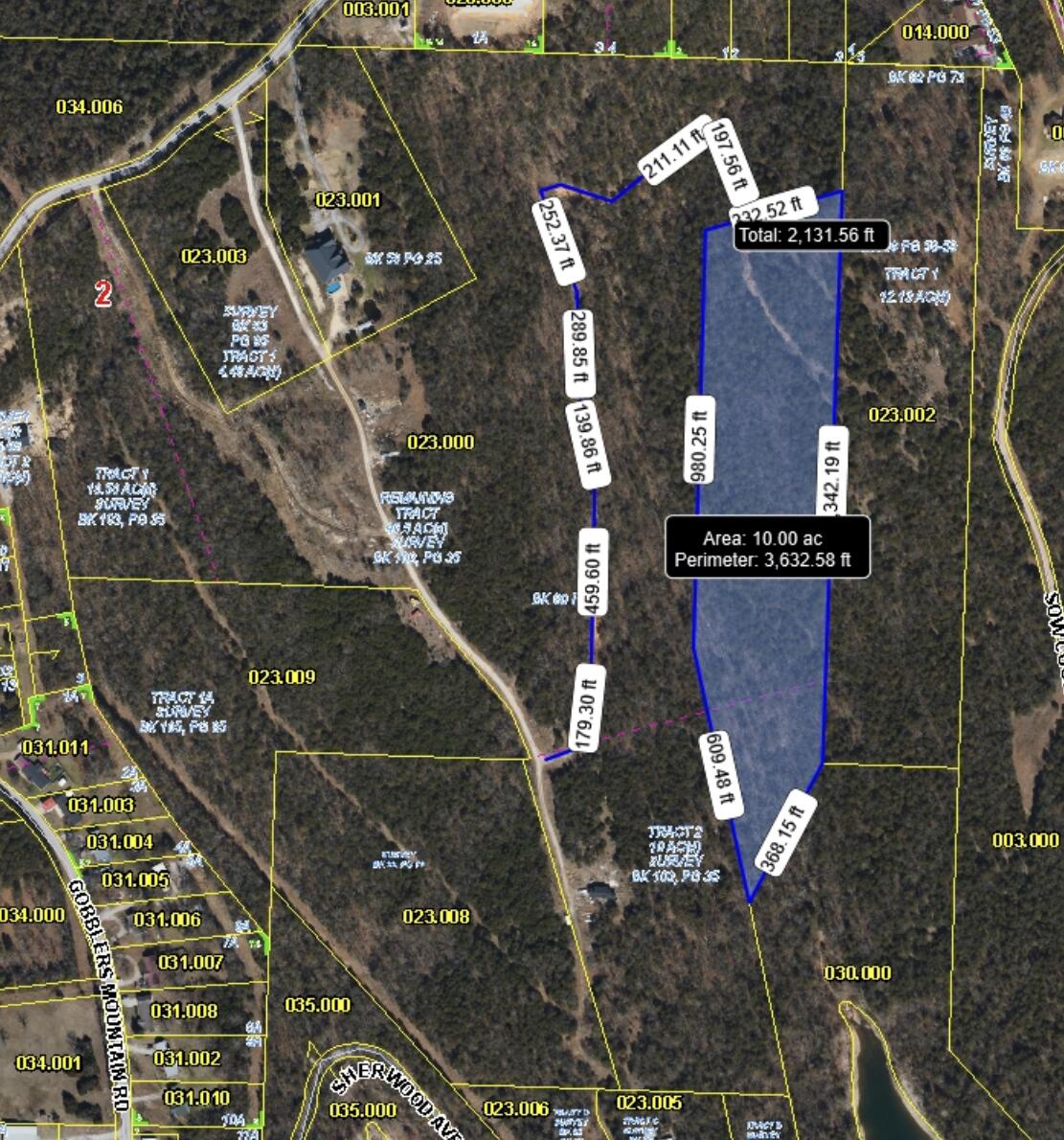 Photo 2 - Land for sale – East Lot  Gobblers Mountain Road  Branson West, MO