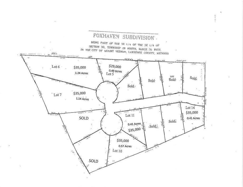 Photo 9 - Land for sale – Lot 6  Fox Haven Drive  Mt Vernon, MO