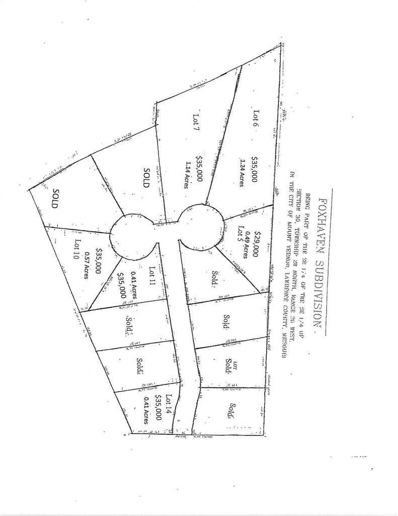 Photo 8 - Land for sale – Lot 10  Fox Haven Drive  Mt Vernon, MO