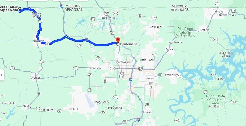Photo 2 - Land for sale – Tract 1  Styles Road  Noel, MO