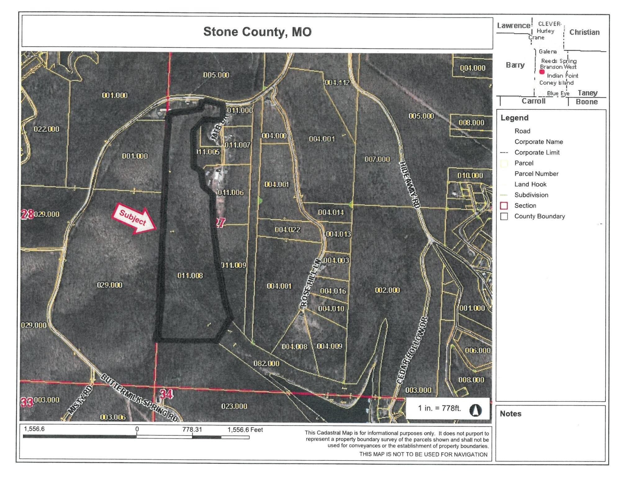 Photo 9 - Land for sale – 000  Buttermilk Spring Road  Galena, MO