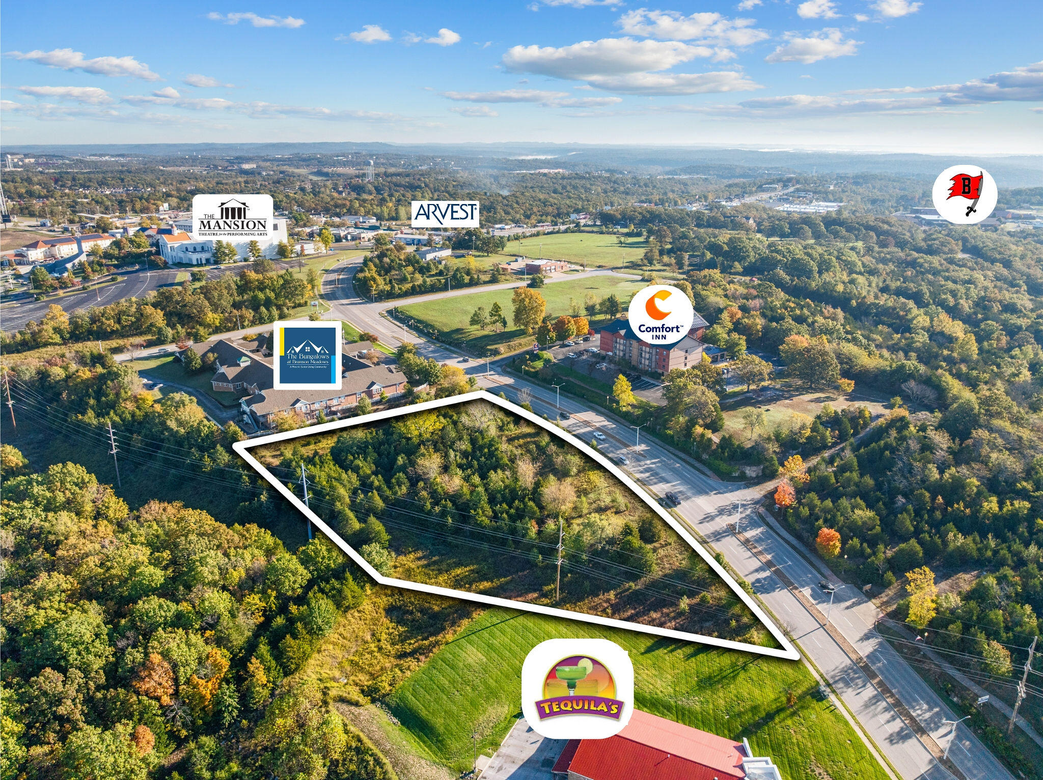 Photo 2 - Land for sale – 5100  Gretna Road  Branson, MO