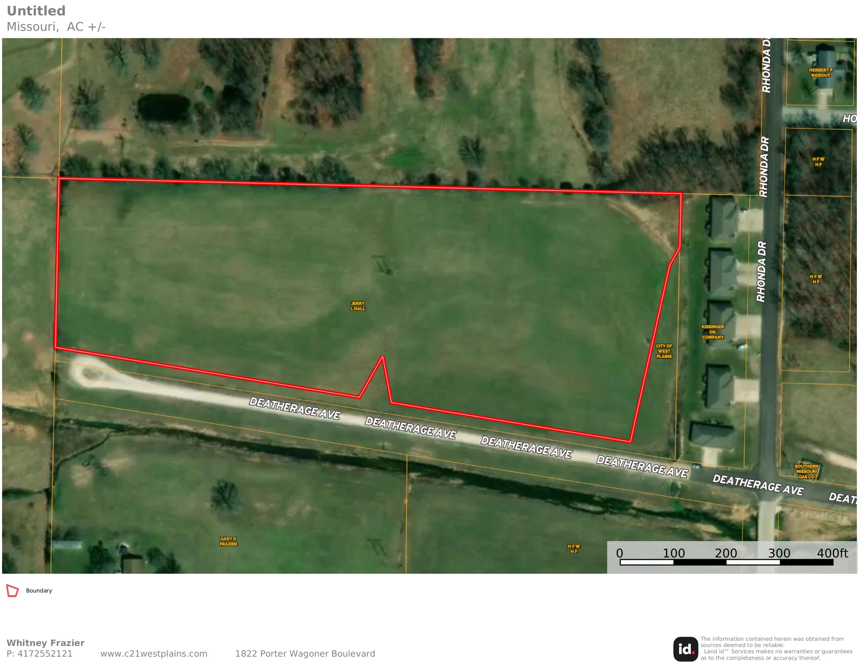 Land for sale – 000  Deatherage Avenue   West Plains, MO
