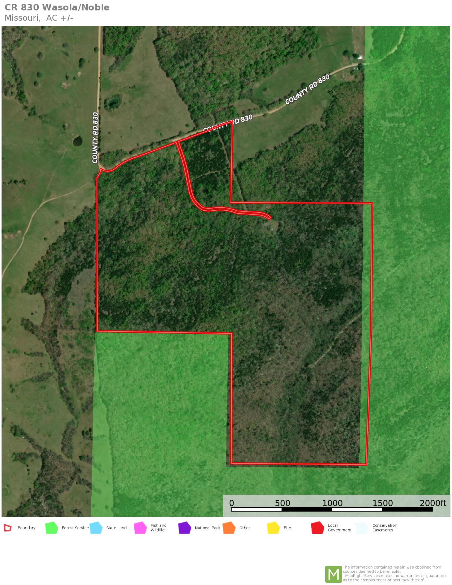 Photo 3 - Land for sale – 000  County Road 830   Thornfield, MO