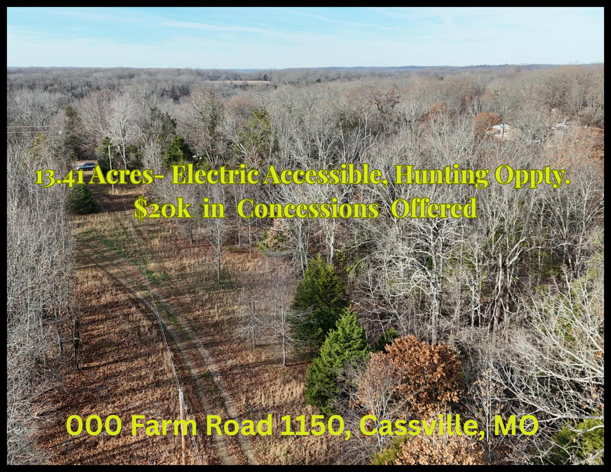 Land for sale – 000  Farm Road 1150   Cassville, MO