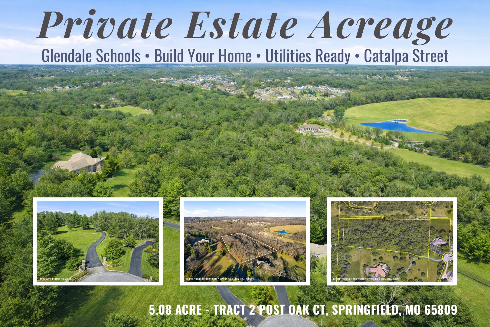 Land for sale – Tract 2  Post Oak Court  Springfield, MO