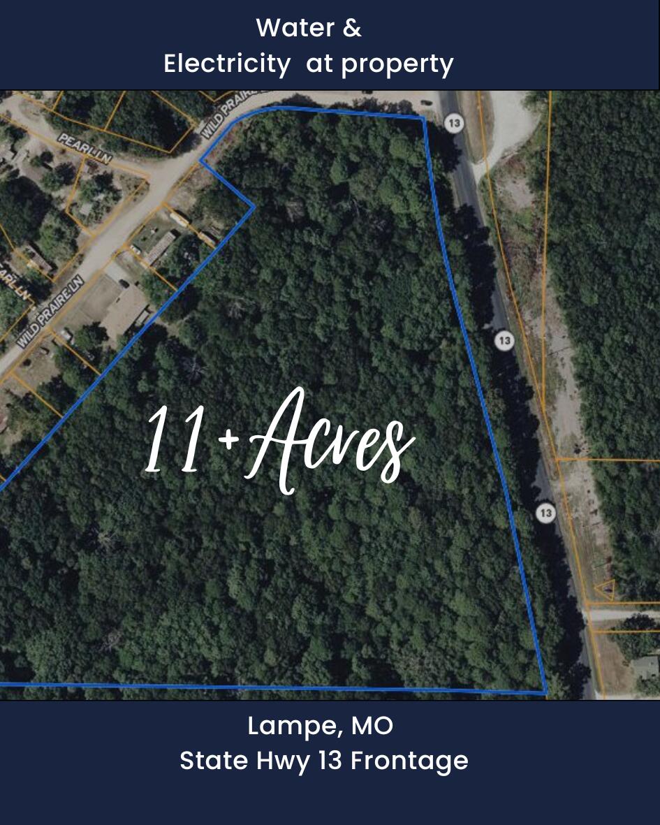 Land for sale – 11 Ac. On  State Hwy 13   Lampe, MO