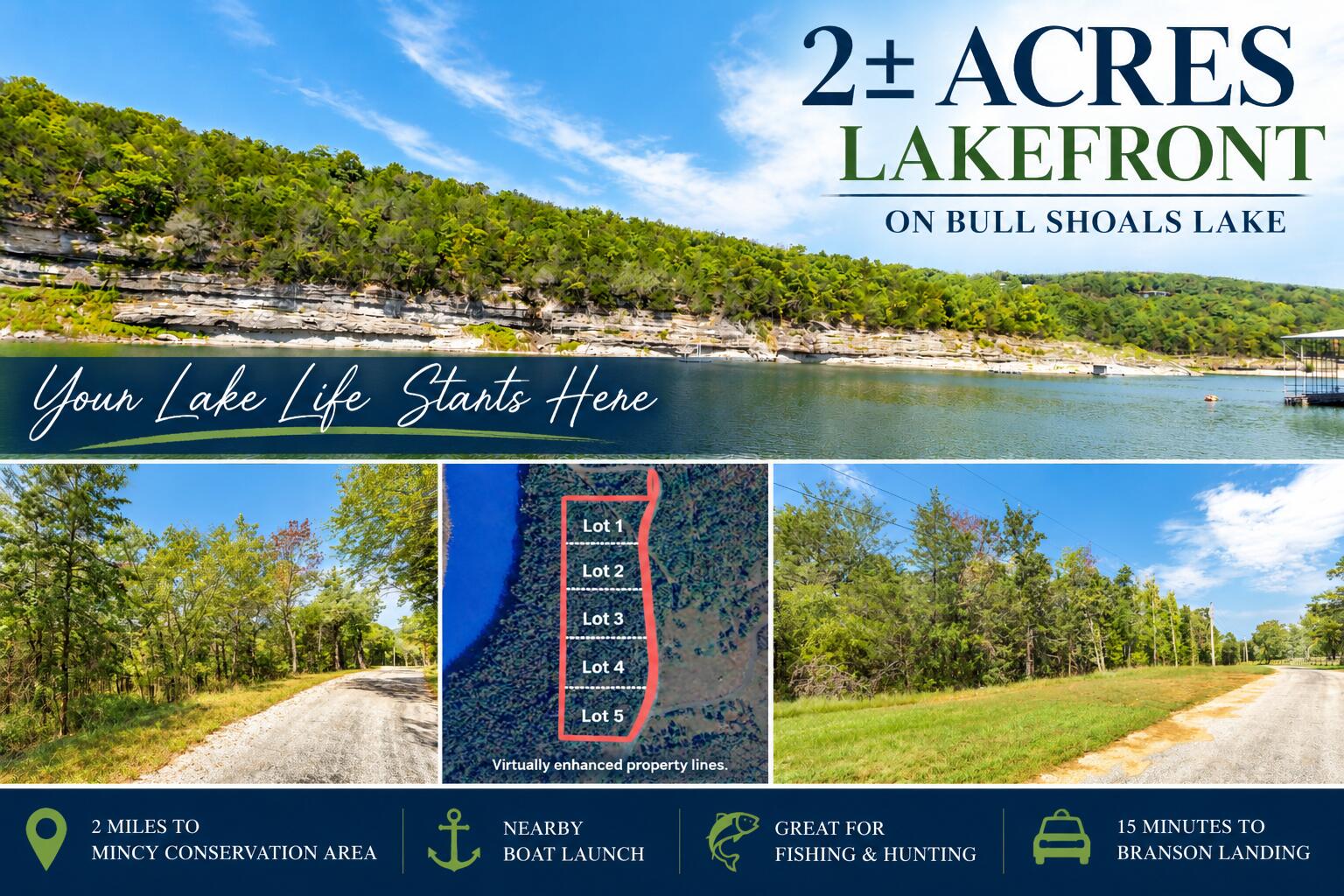 Land for sale – Lot 5  Savage Road  Kirbyville, MO
