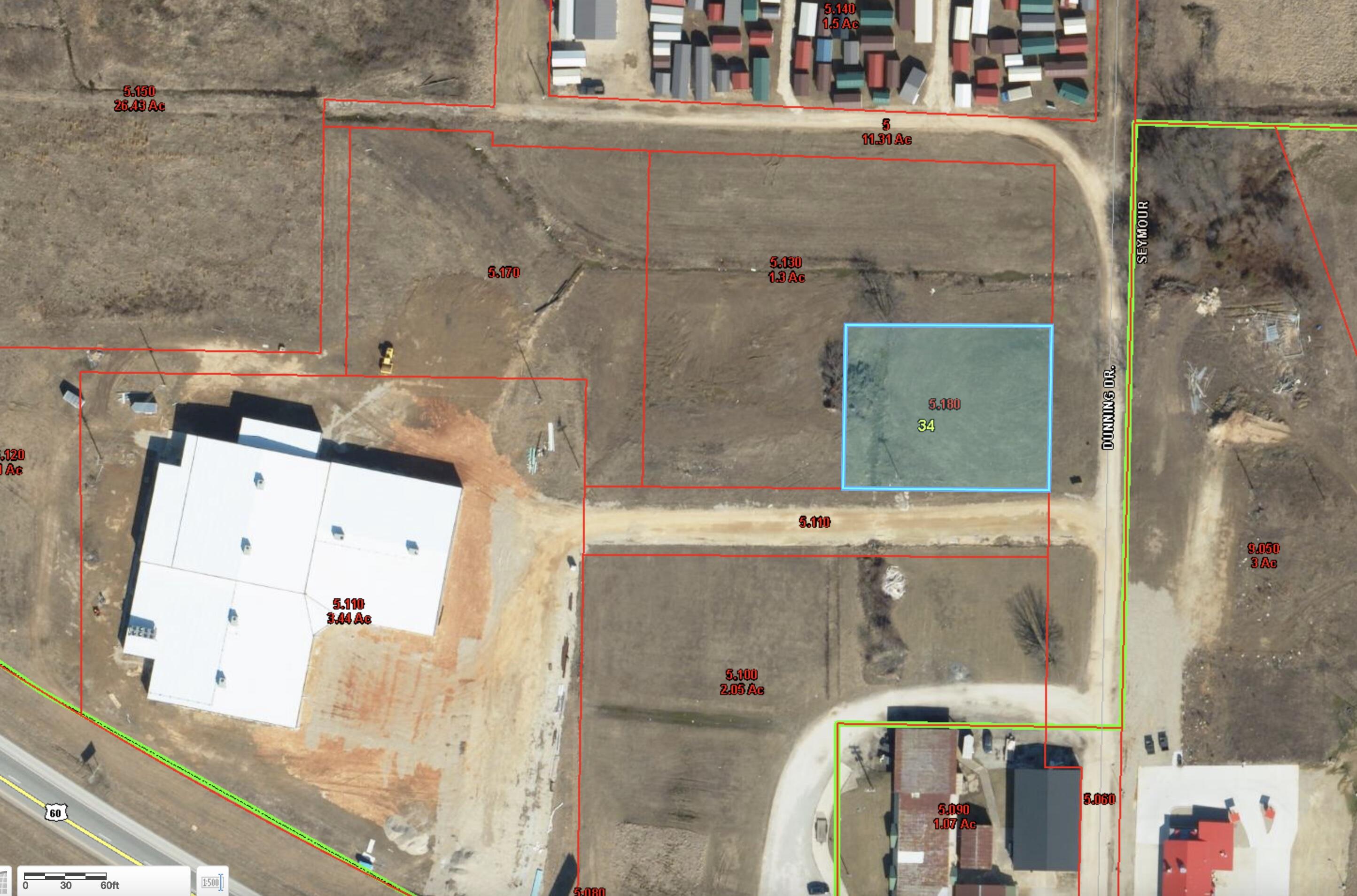 Land for sale – 000  Dunning Drive   Seymour, MO