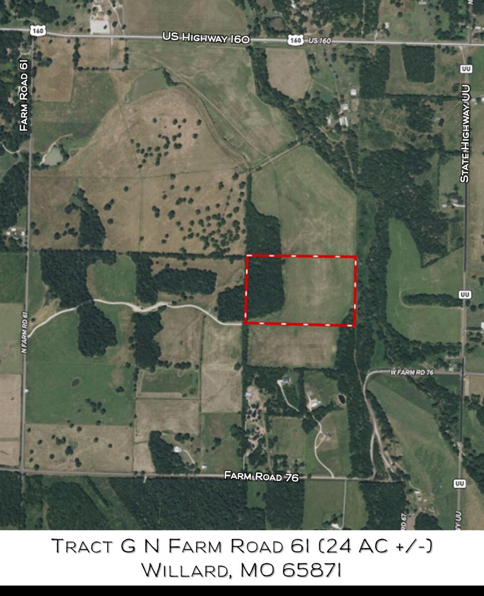 Land for sale – Tract G N Farm Road 61   Willard, MO
