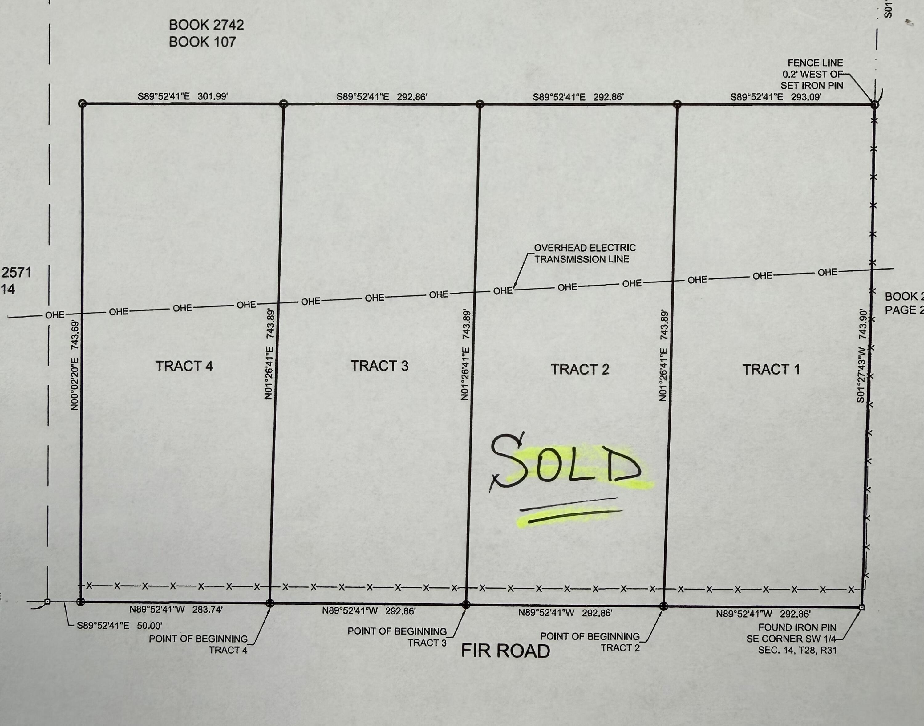 Land for sale – Tract 1 E Fir Road  Carthage, MO