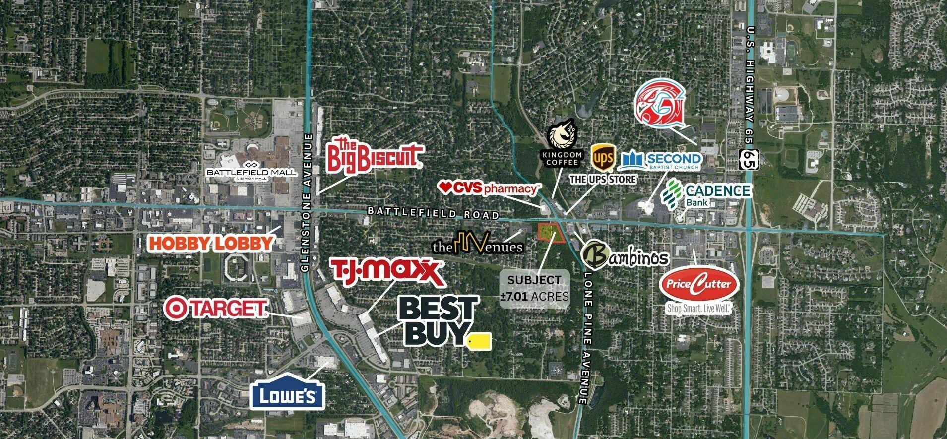 Photo 3 - Land for sale – 2700 E Battlefield Road  Springfield, MO