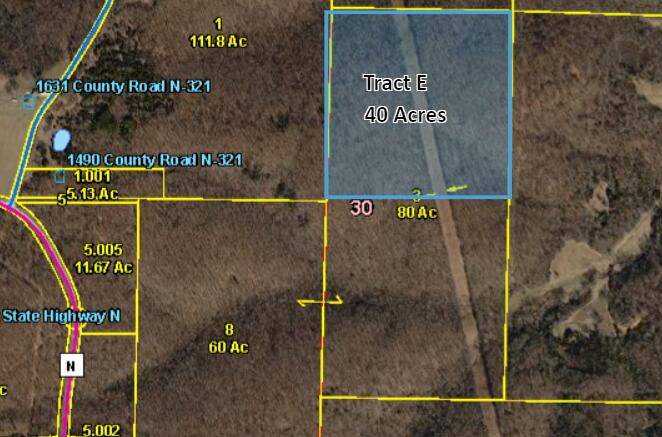 Land for sale – 000  St Hwy N Tract E   Ava, MO
