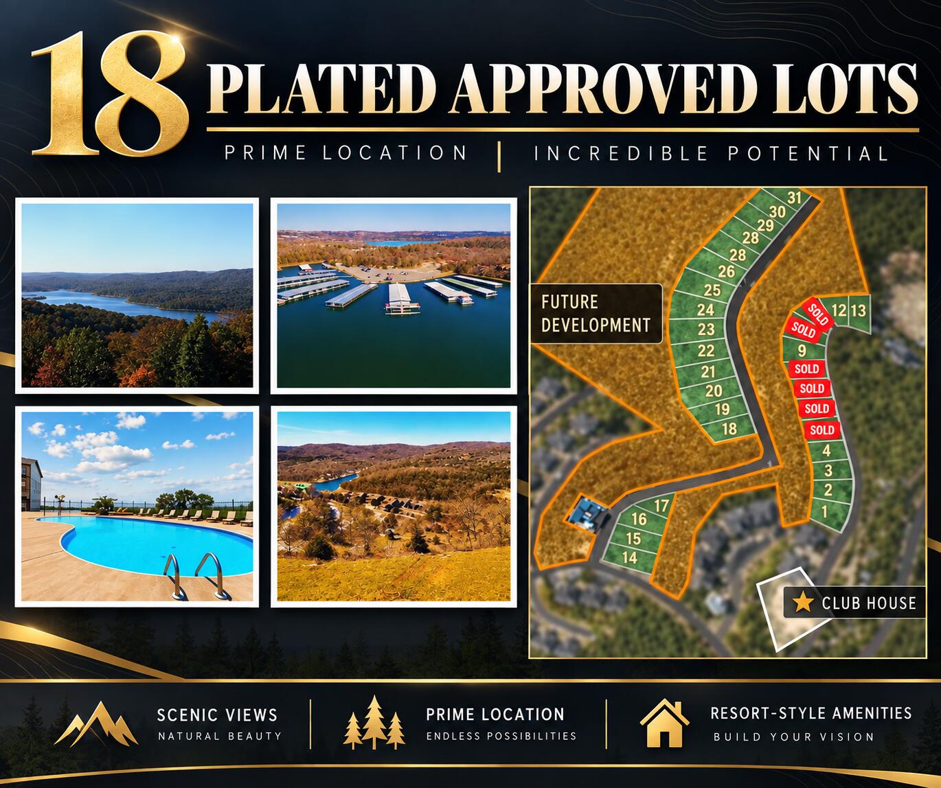 Land for sale – Tbd  The Landing   Indian Point, MO