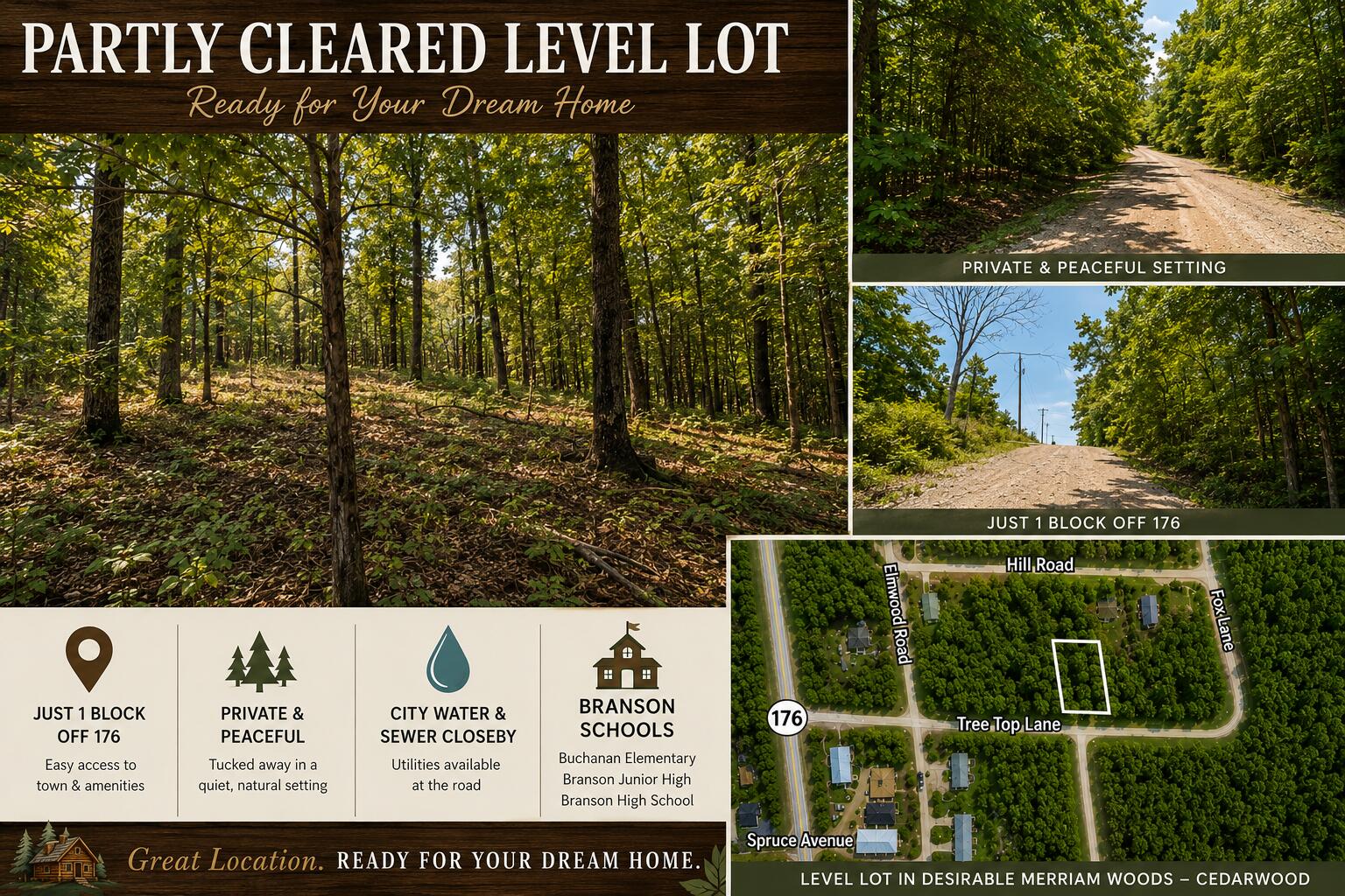 Land for sale – 000  Tree Top Lane  Merriam Woods, MO