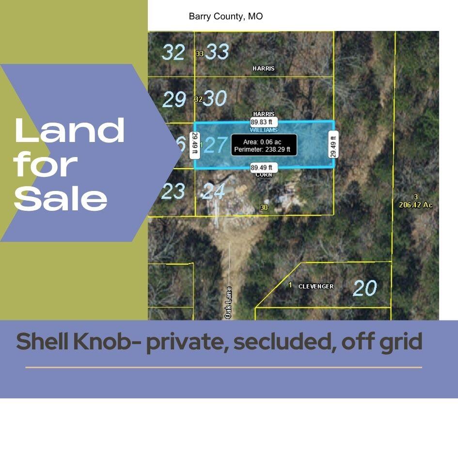 Land for sale – Lot #27  Gumbo Woods   Shell Knob, MO