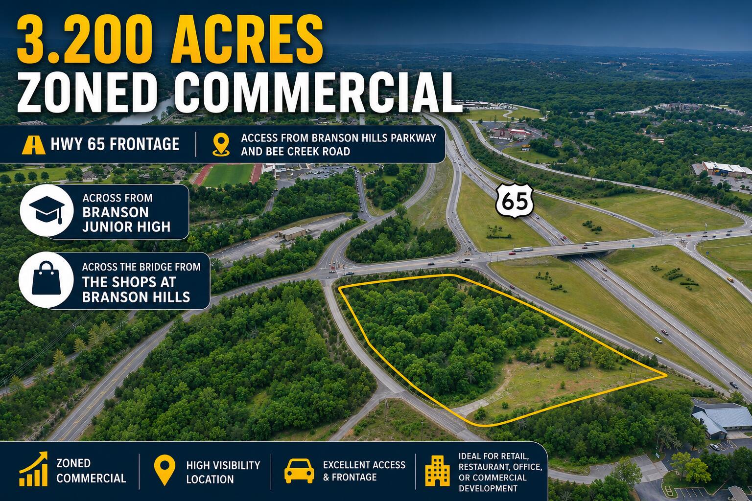 Land for sale – 285  Bee Creek Road  Branson, MO
