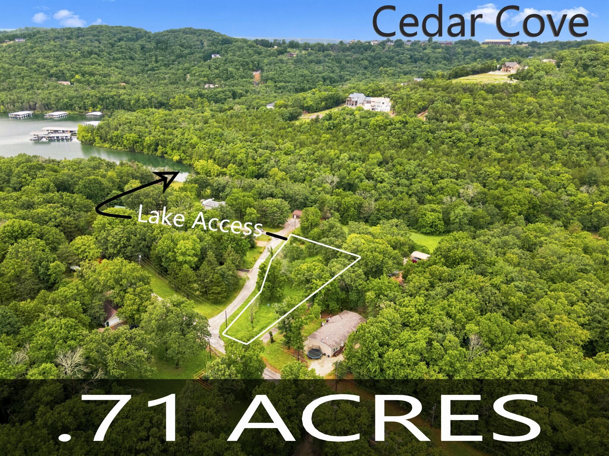 Land for sale – 000  Cedar Cove Road   Branson West, MO