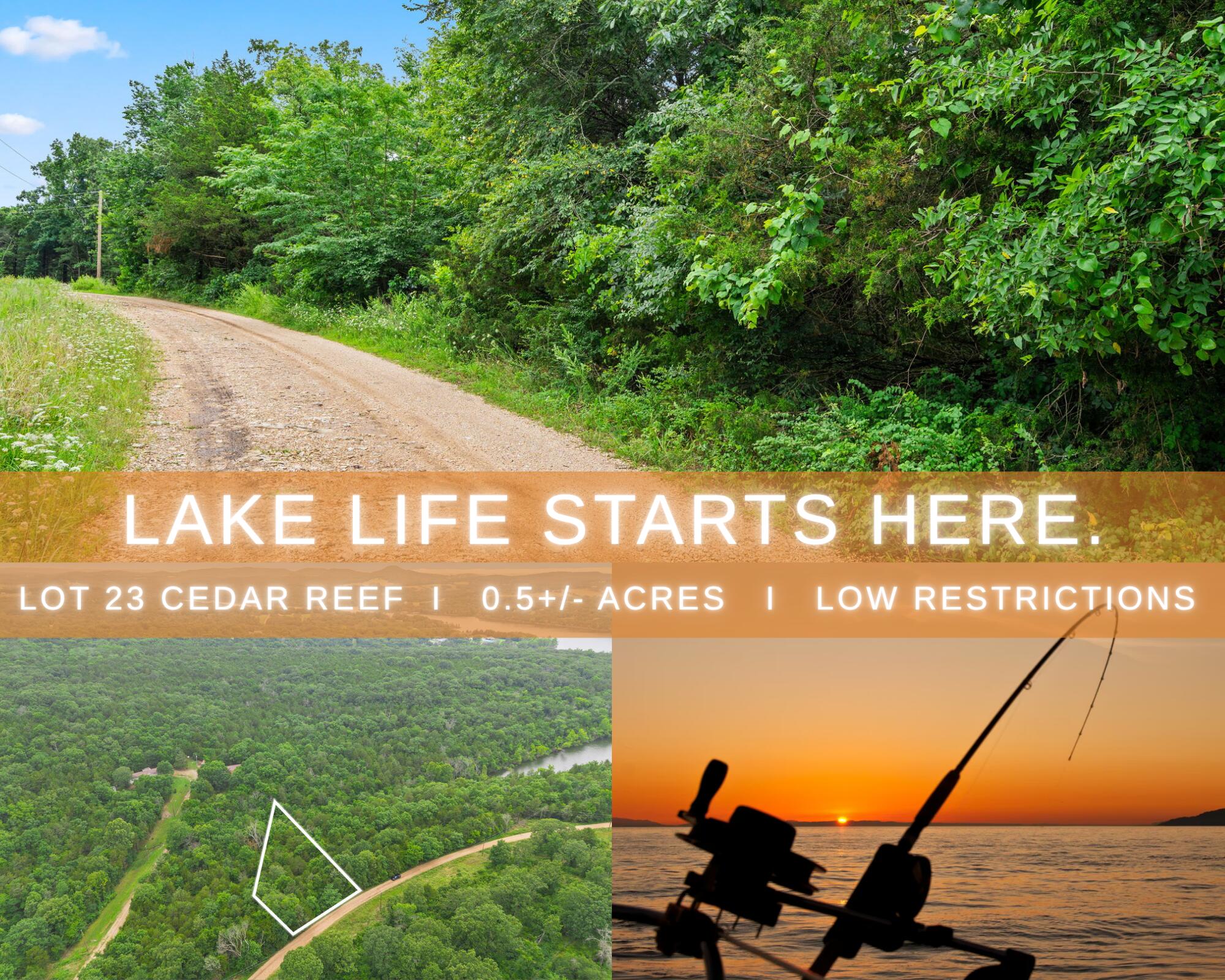Land for sale – Lot 23 Cedar Reef Lampe, MO