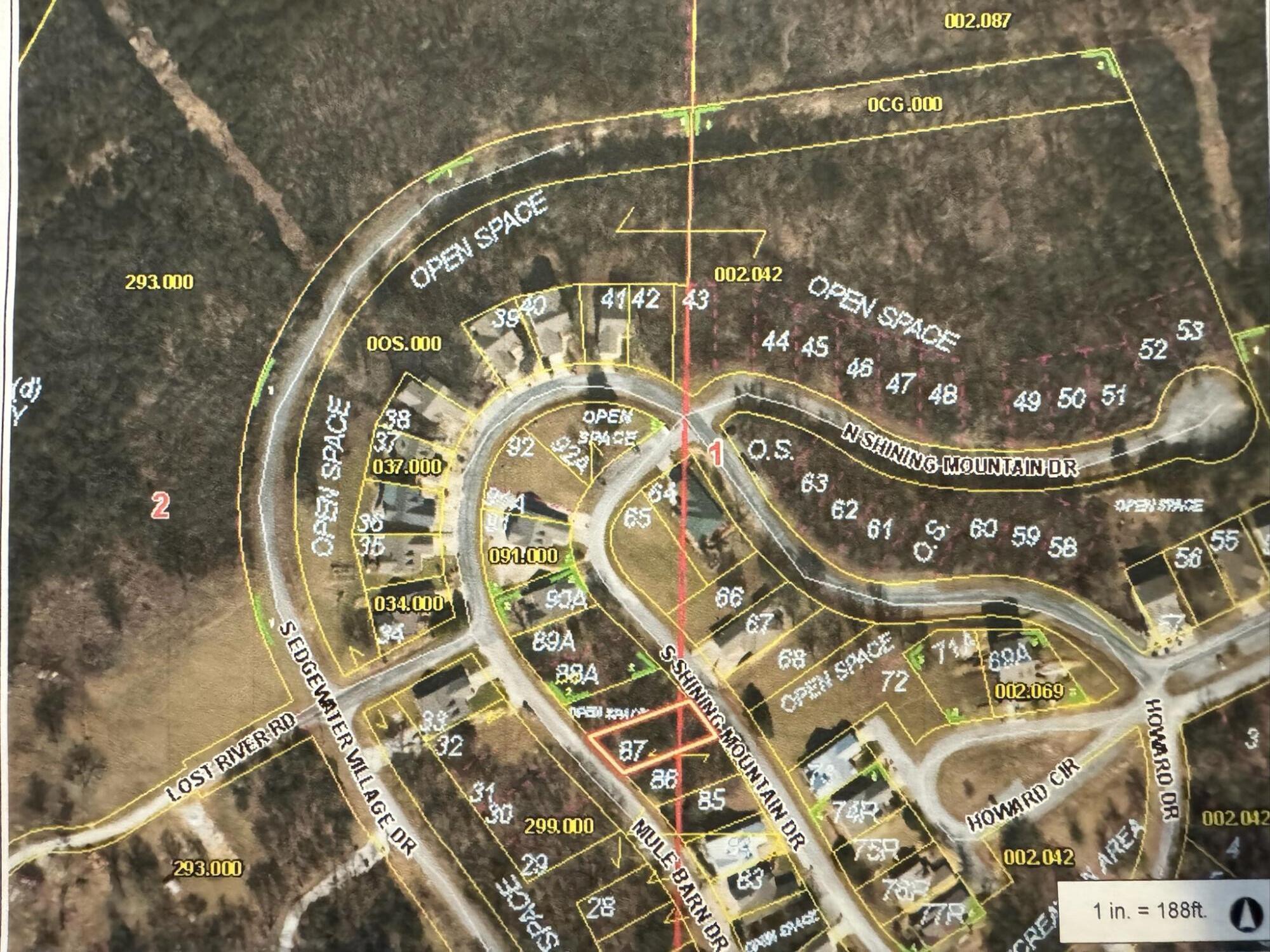 Land for sale – 87(Lot 87) S Shining Mountain Drive   Cape Fair, MO