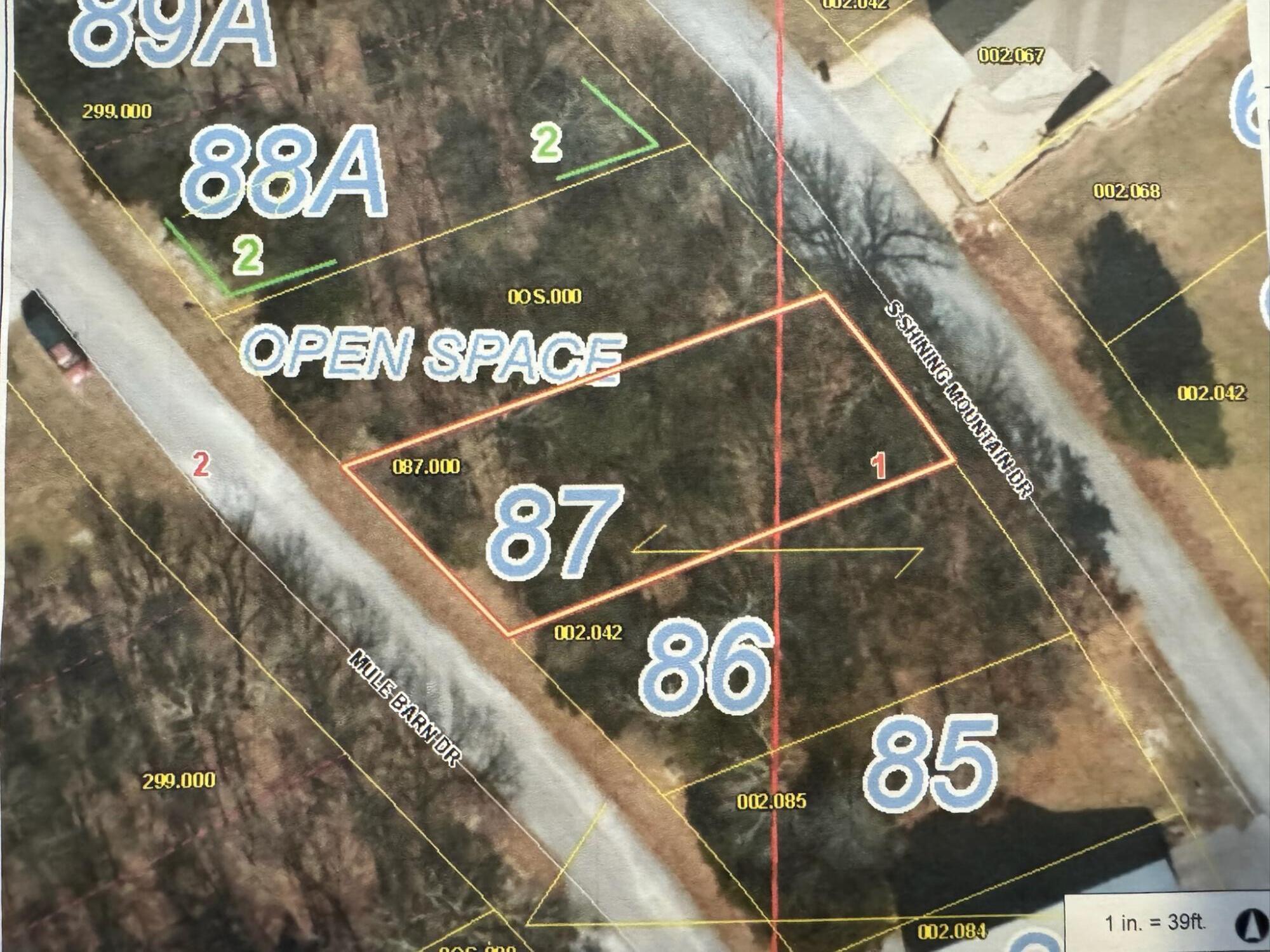 Photo 2 - Land for sale – 87(Lot 87) S Shining Mountain Drive   Cape Fair, MO