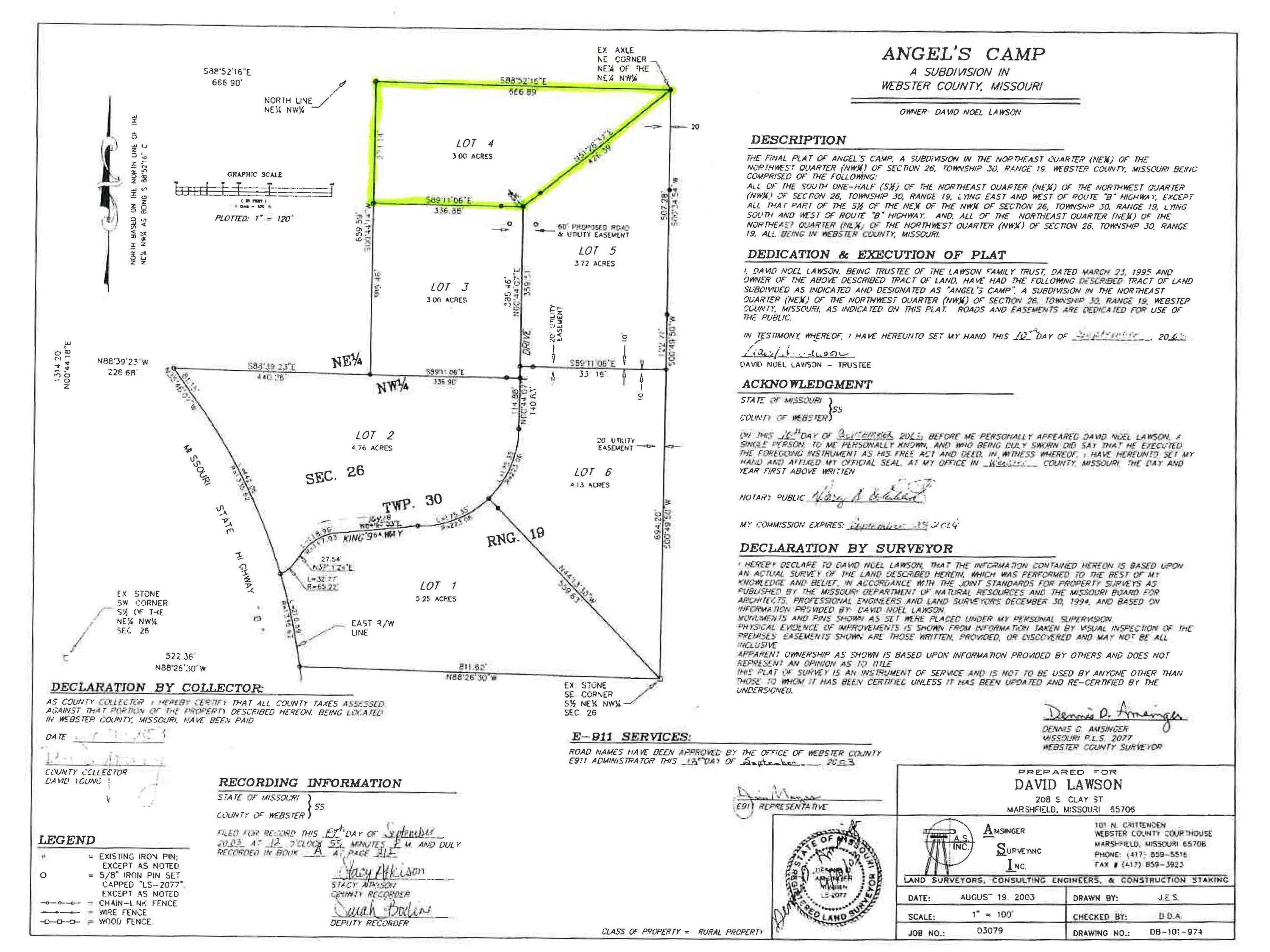 Photo 5 - Land for sale – Lot 4  Kings Way Drive  Marshfield, MO