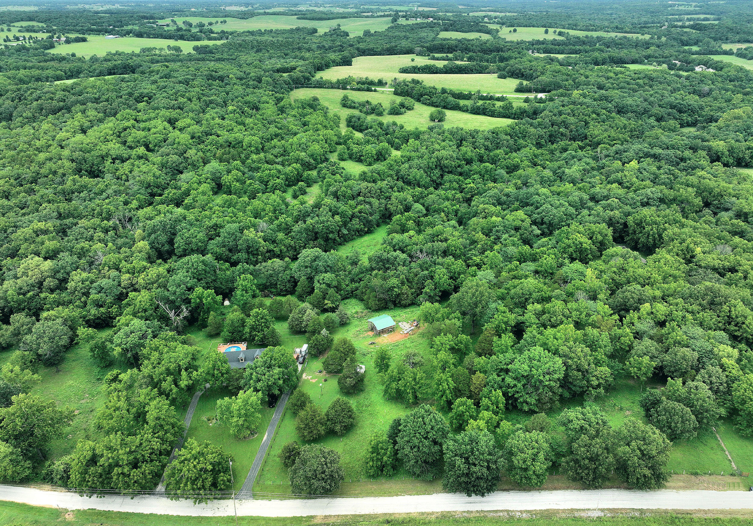 Photo 3 - Land for sale – 10 Acres  Green Valley Road  Clever, MO
