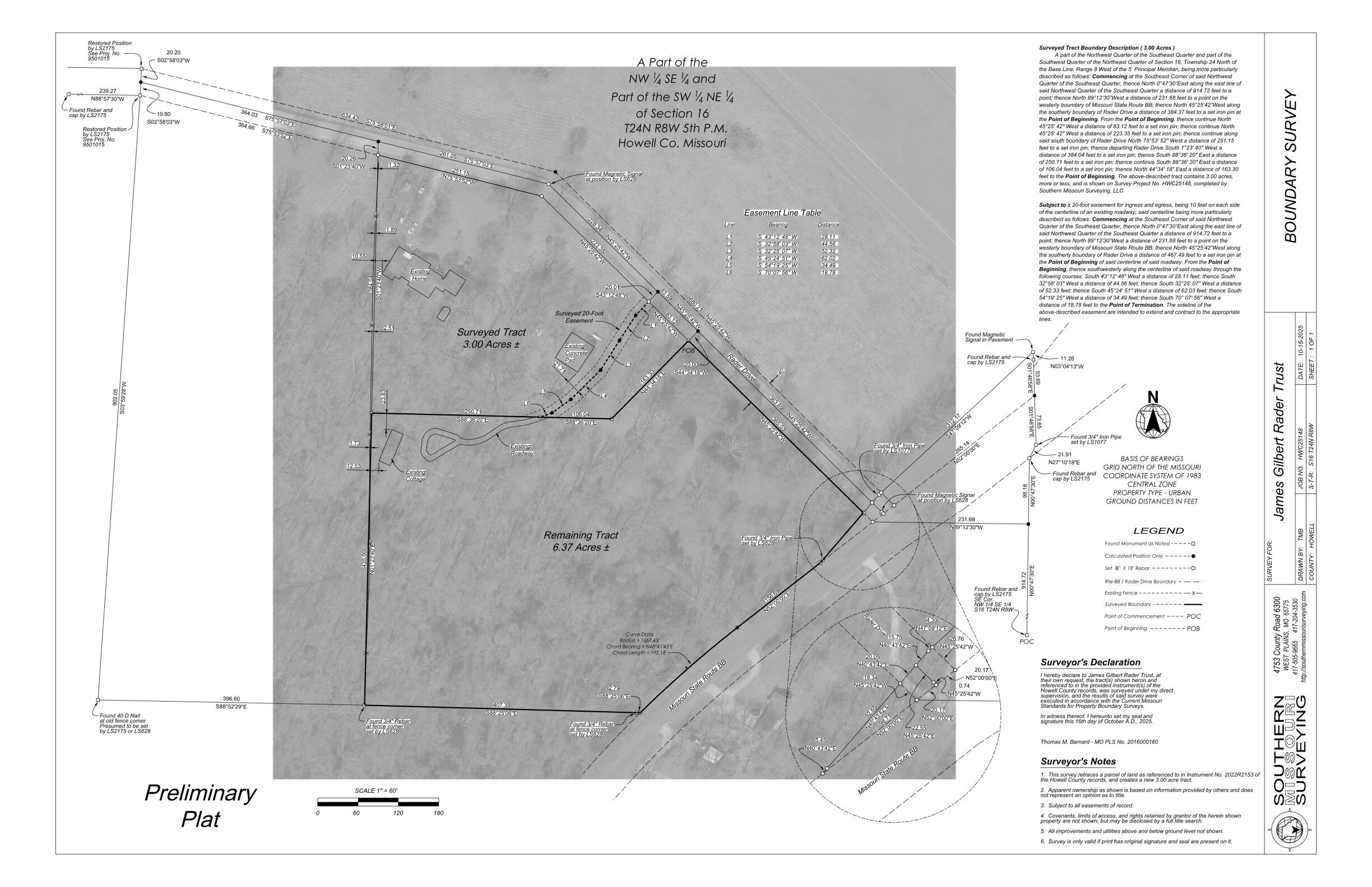Photo 2 - Land for sale – Tbd  Rader   West Plains, MO