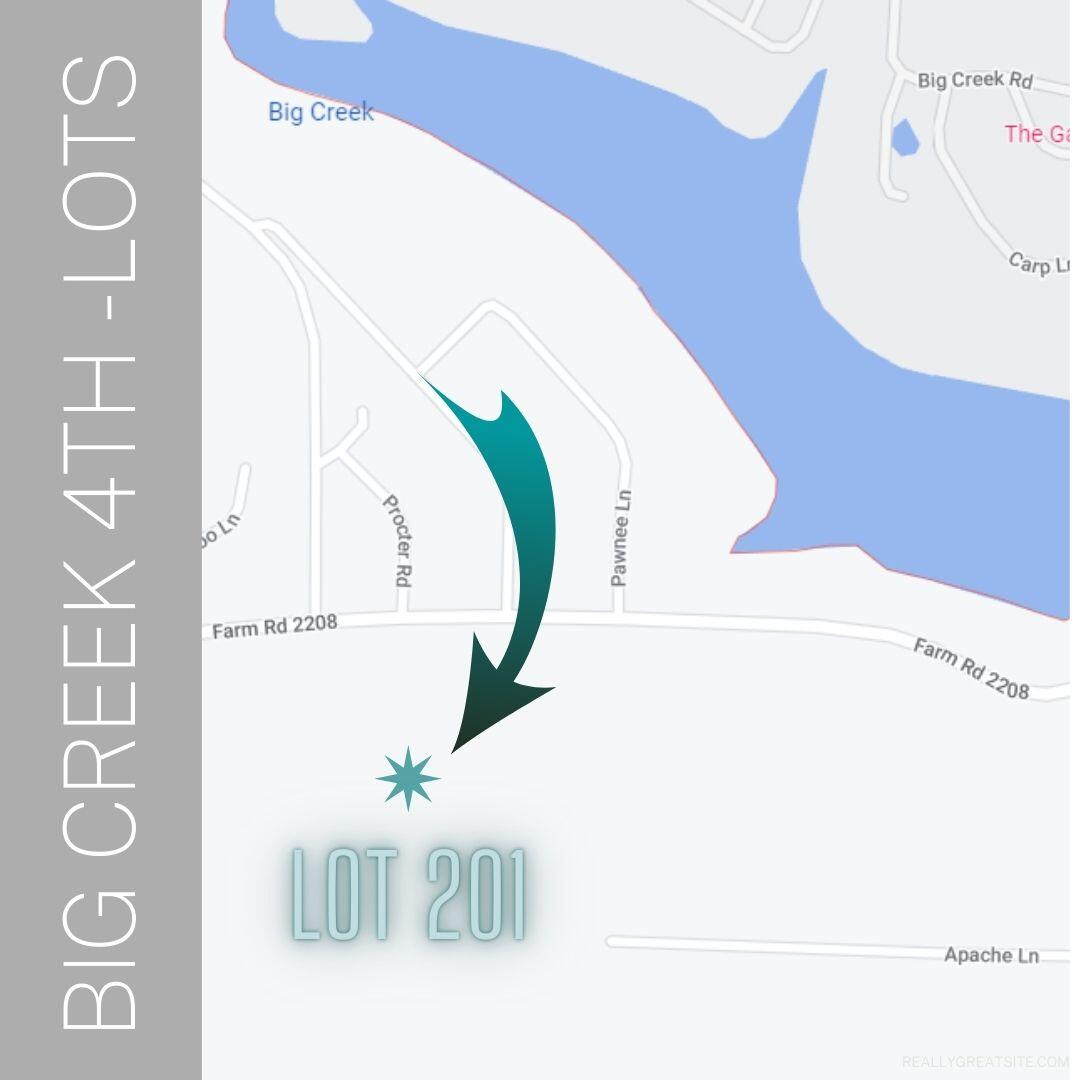 Land for sale – Lot 201-  Big Creek   Shell Knob, MO