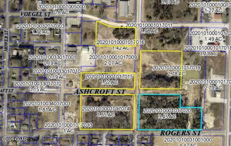 Land for sale – 000  Rogers   Duenweg, MO