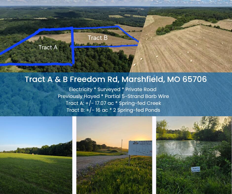 Land for sale – Tract B  Freedom Road  Marshfield, MO