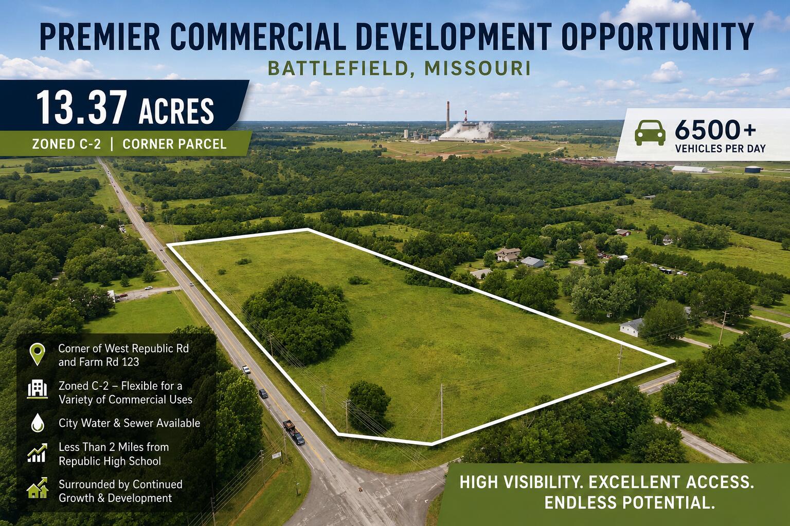 Commercial Sale for sale – Tbd W Republic Road  Battlefield, MO