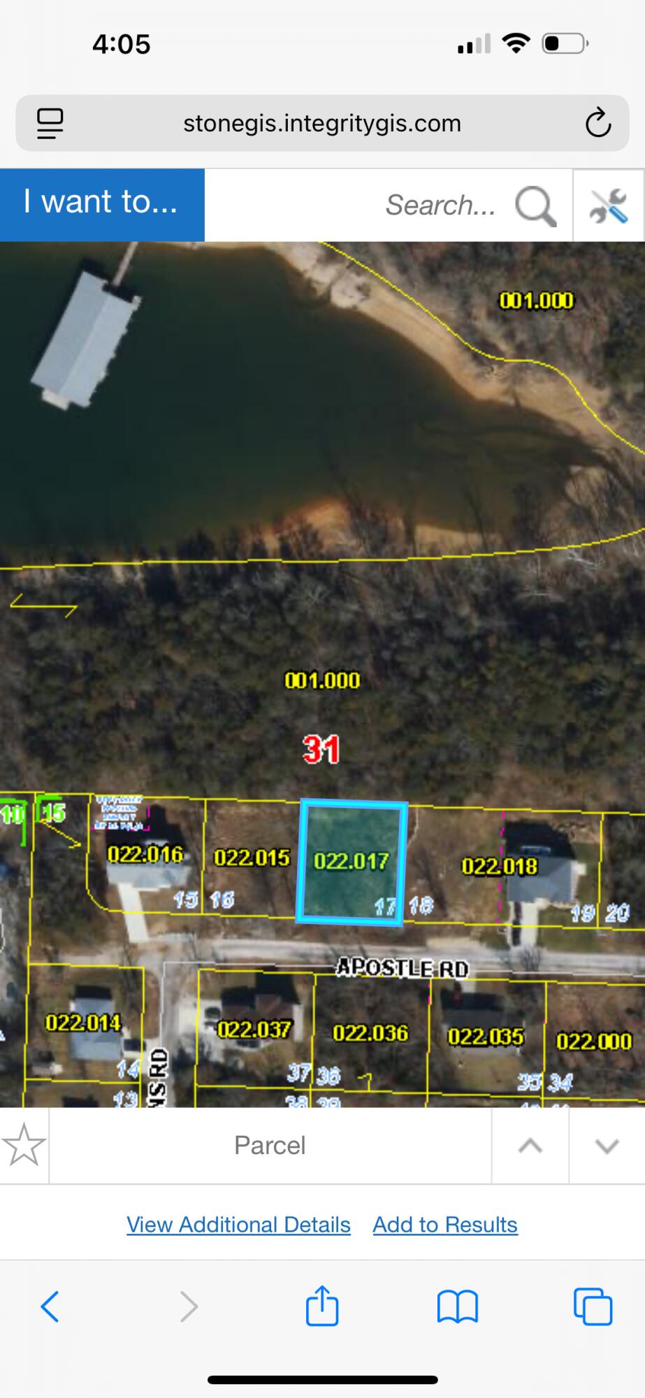 Land for sale – Lot 17  Clear Clove Landing   Reeds Spring, MO