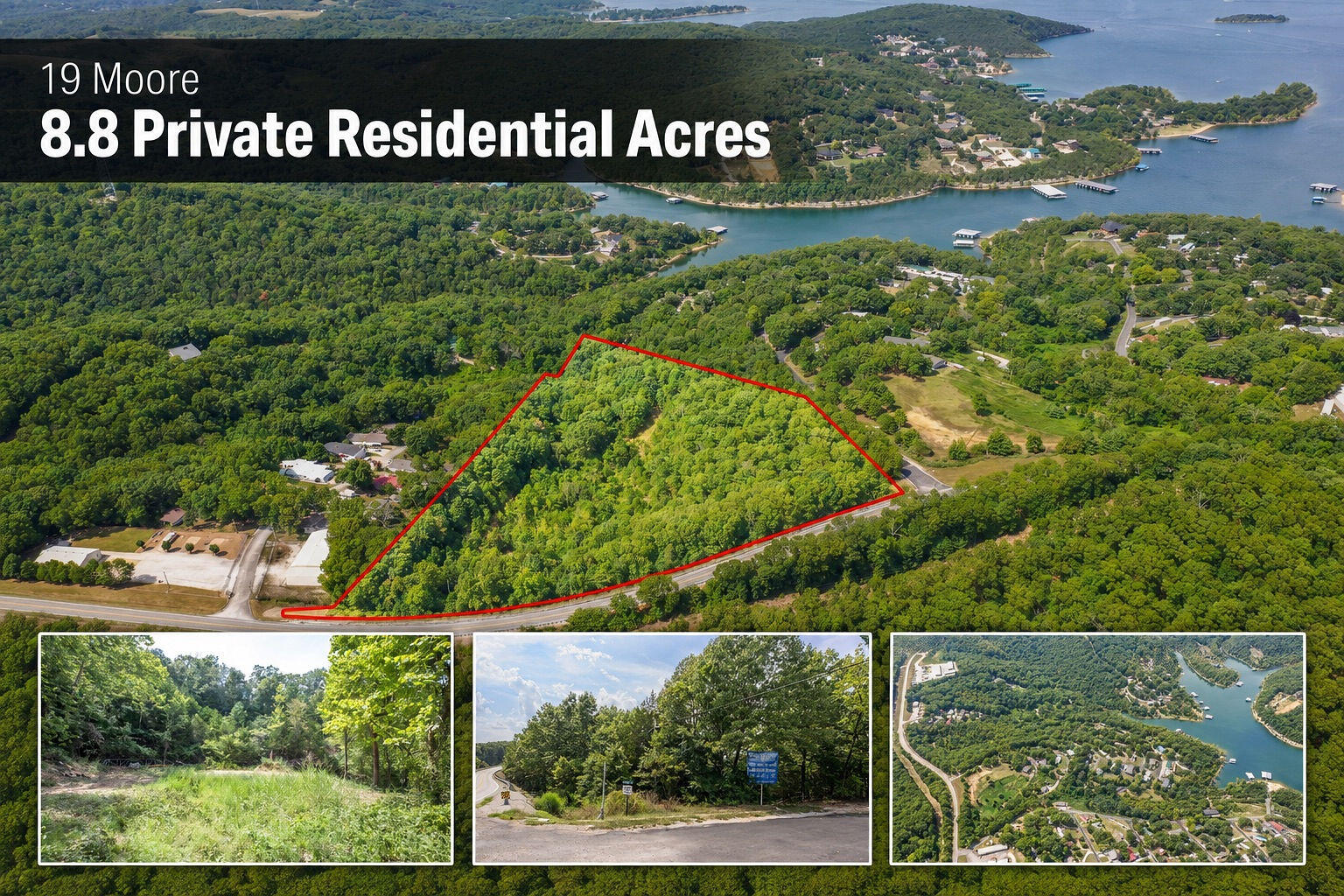 Land for sale – 19  Moore Lane  Blue Eye, MO