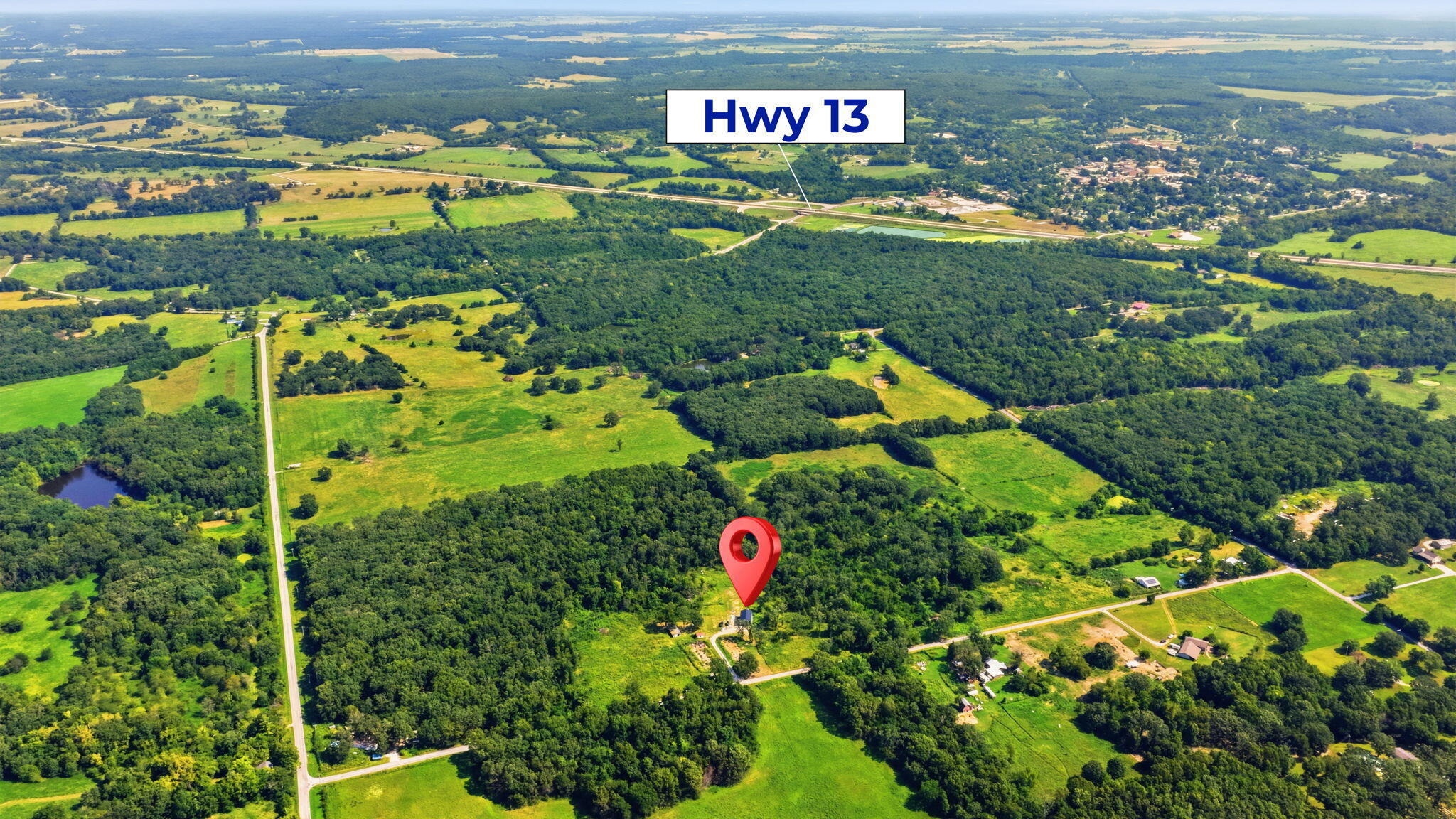 Land for sale – 169 E 334th Road  Humansville, MO