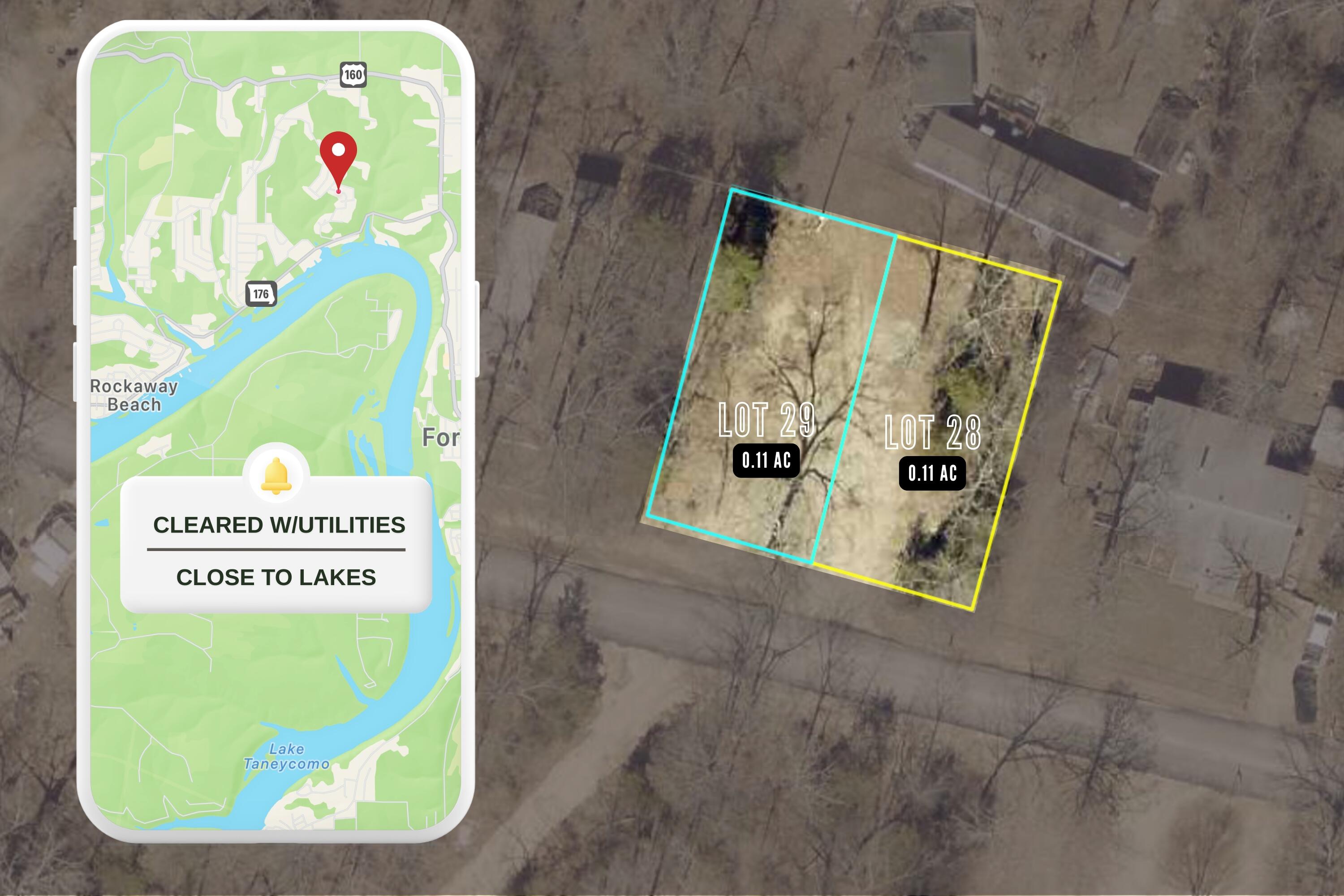 Photo 2 - Land for sale – 194  Missouri Bend   Rockaway Beach, MO