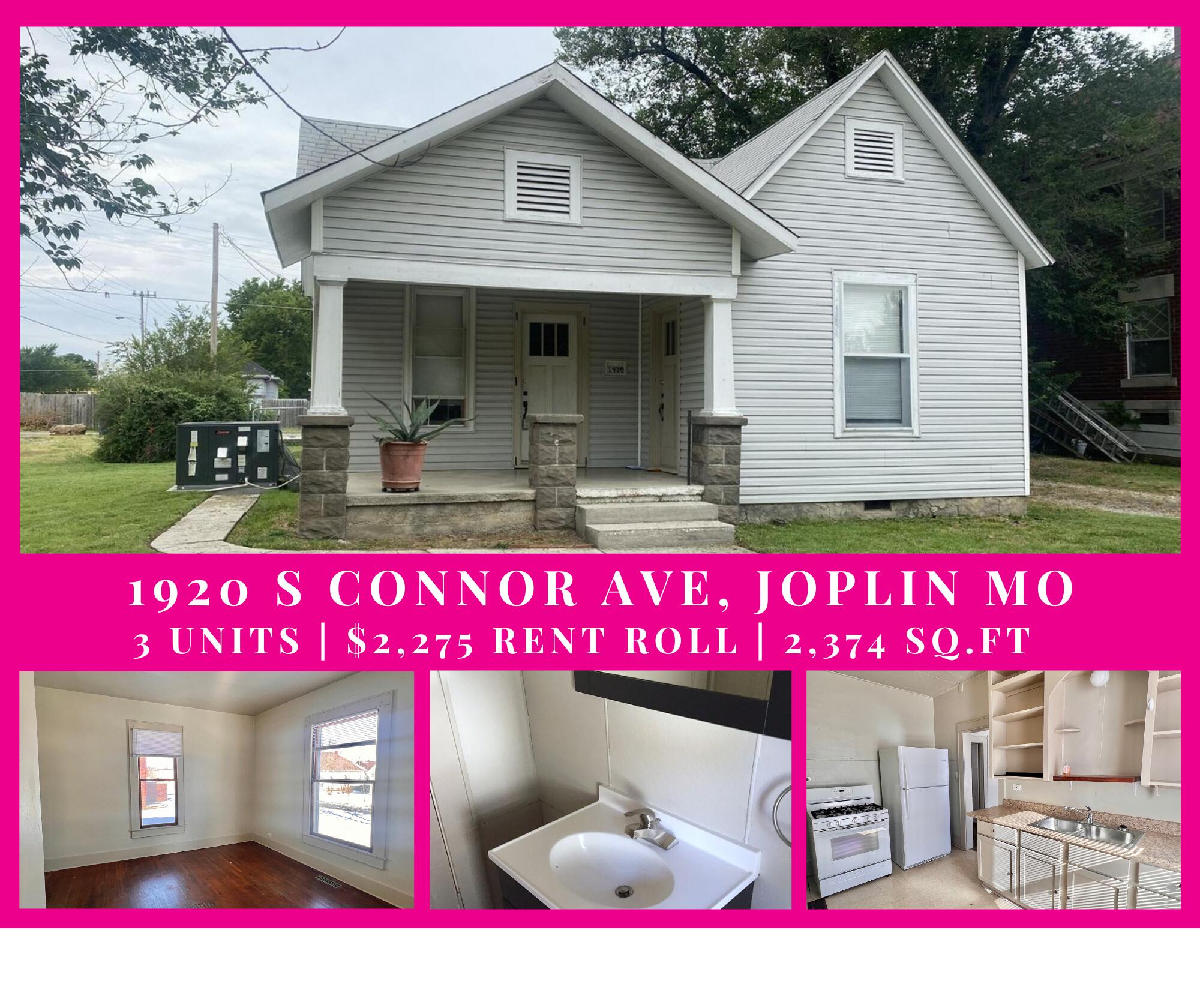 Photo 2 - Residential Income for sale – 1920 S Connor Avenue  Joplin, MO