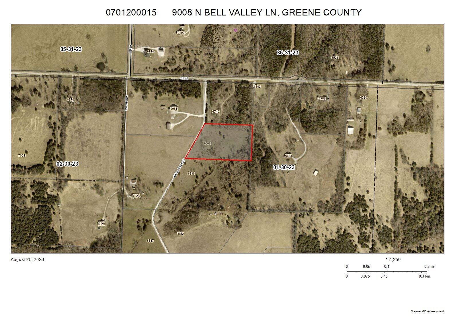 Land for sale – 9008 N Bell Valley   Willard, MO